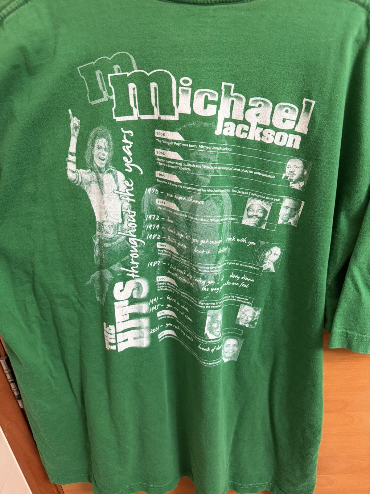 Vintage Michael Jackson Memorable Moments Tee Size US XL / EU 56 / 4 - 3 Thumbnail