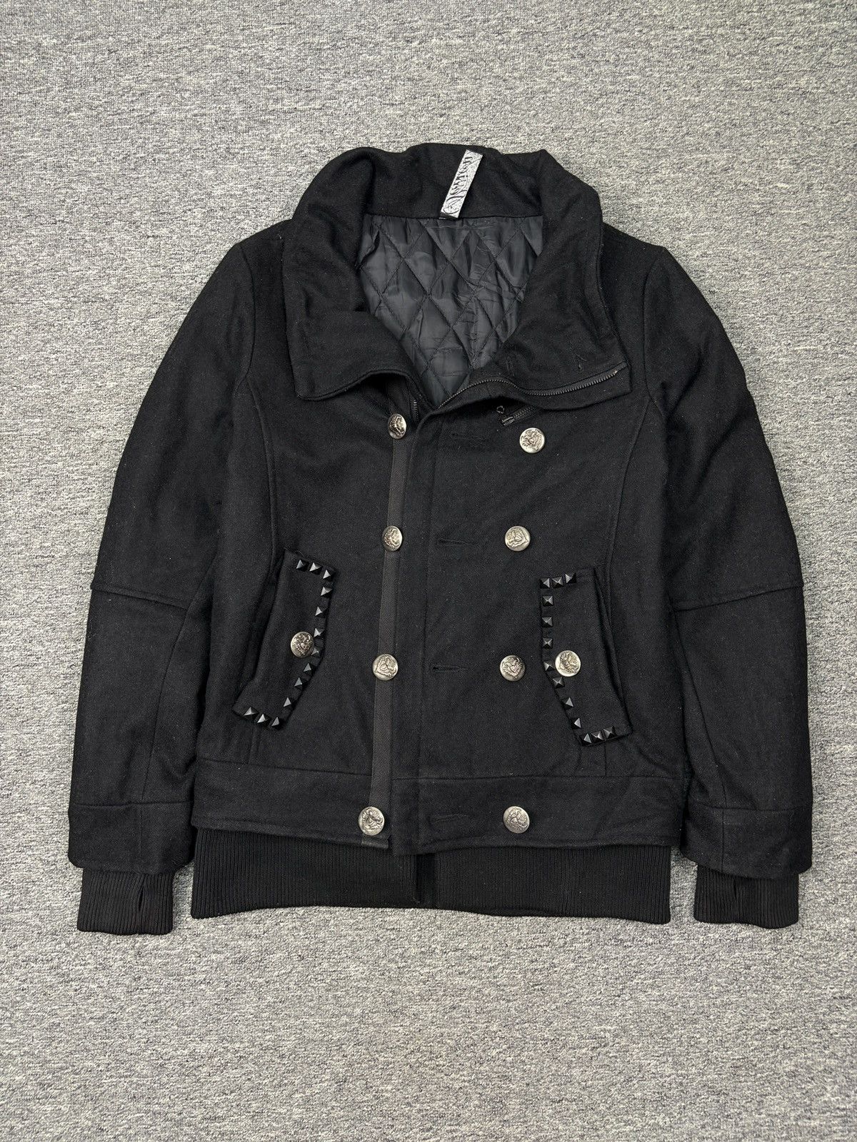 If Six Was Nine Tactical Punk Bondage Wool Jacket By Japanese Brand Size US S / EU 44-46 / 1 - 1 Thumbnail