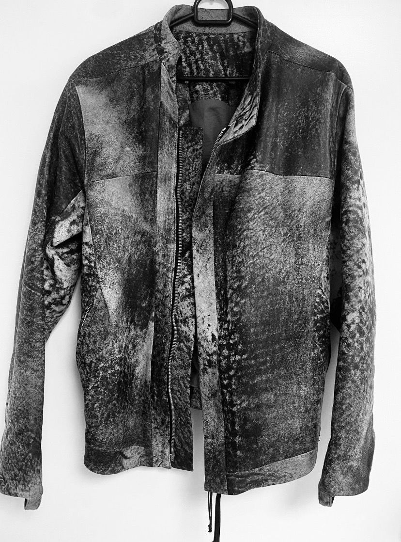 Boris Bidjan Saberi Boris Bidjan Saberi Lamb Leather Jacket model j5 ...
