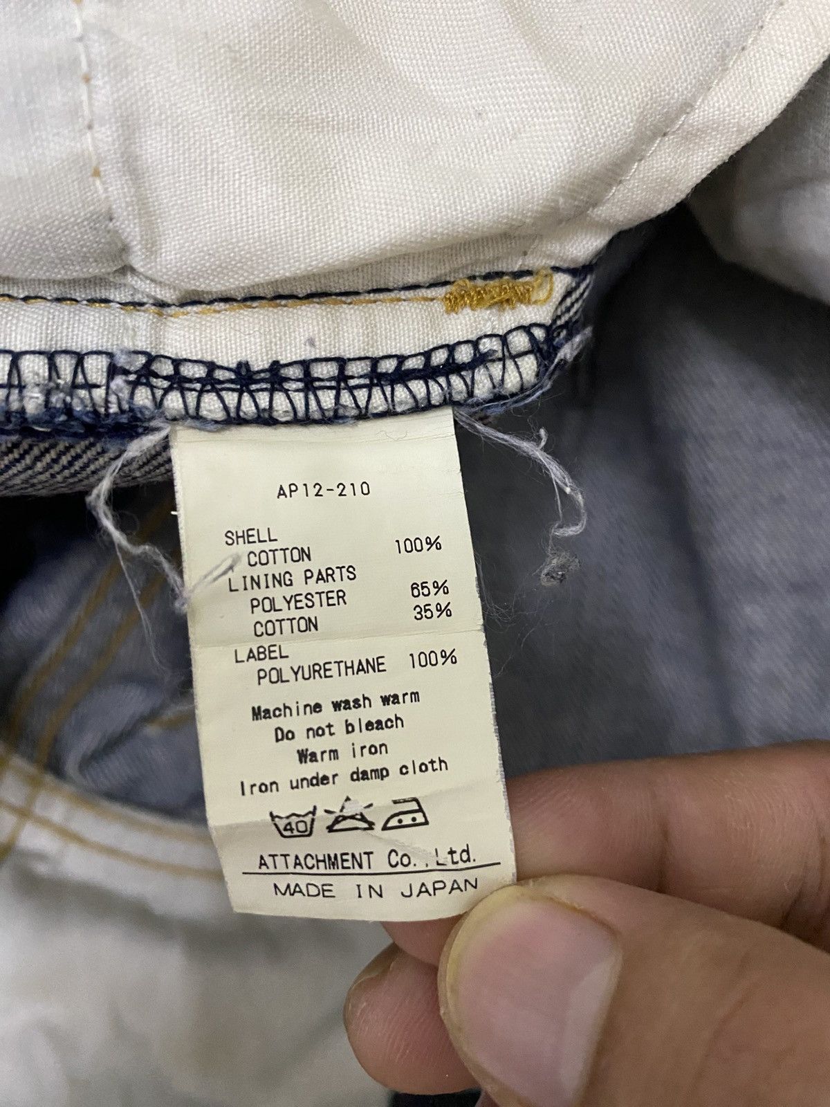 Attachment Vintage Attachment Distressed Denim Jeans Size US 31 - 18 Thumbnail