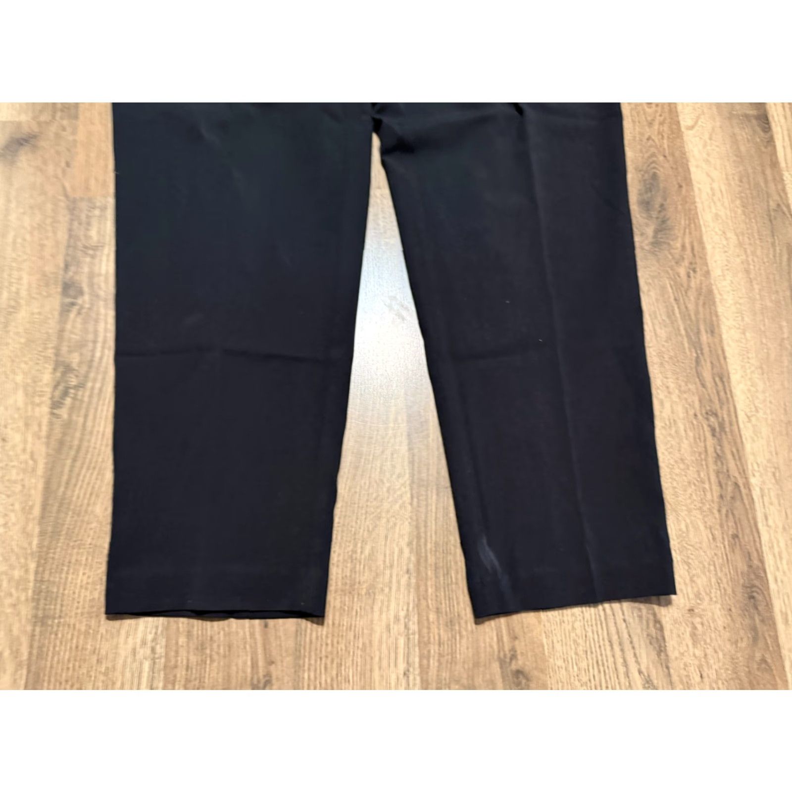 Vintage VINTAGE? No. Time & Tru Pants Women's XL Black Pull On High Rise Straight Leg Pants Size 40" / US 18 - 3 Thumbnail