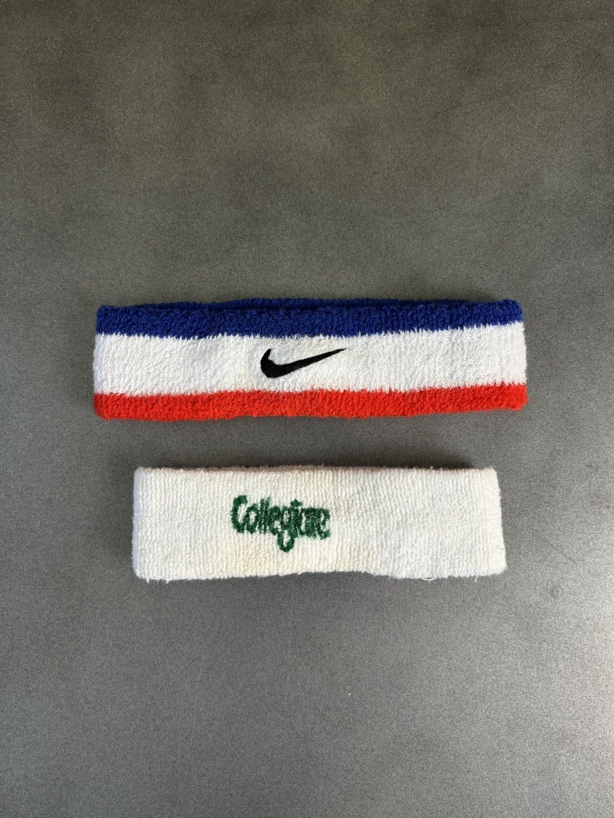 Nike × Vintage Vintage Nike Sweatband 1990s Headband Sportswear Swoosh 90s Size ONE SIZE - 1 Thumbnail