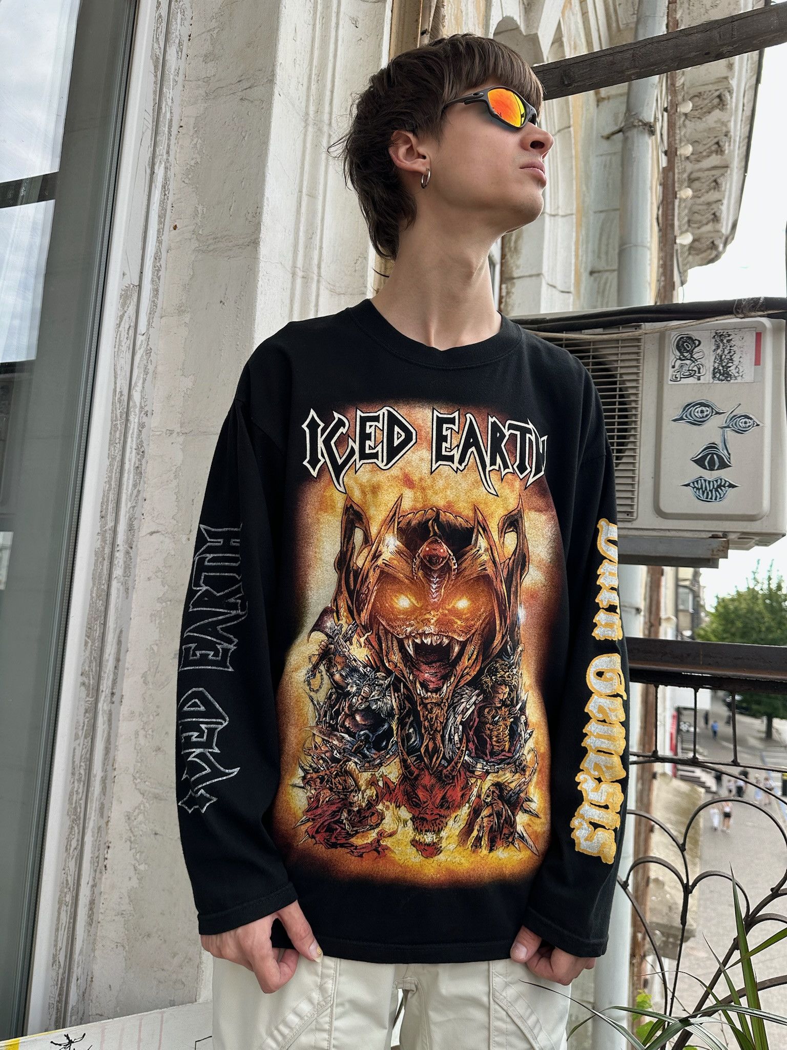 Band Tees Vintage Iced Earth Horror Rock Band Tee longsleeve Size US L / EU 52-54 / 3 - 3 Thumbnail