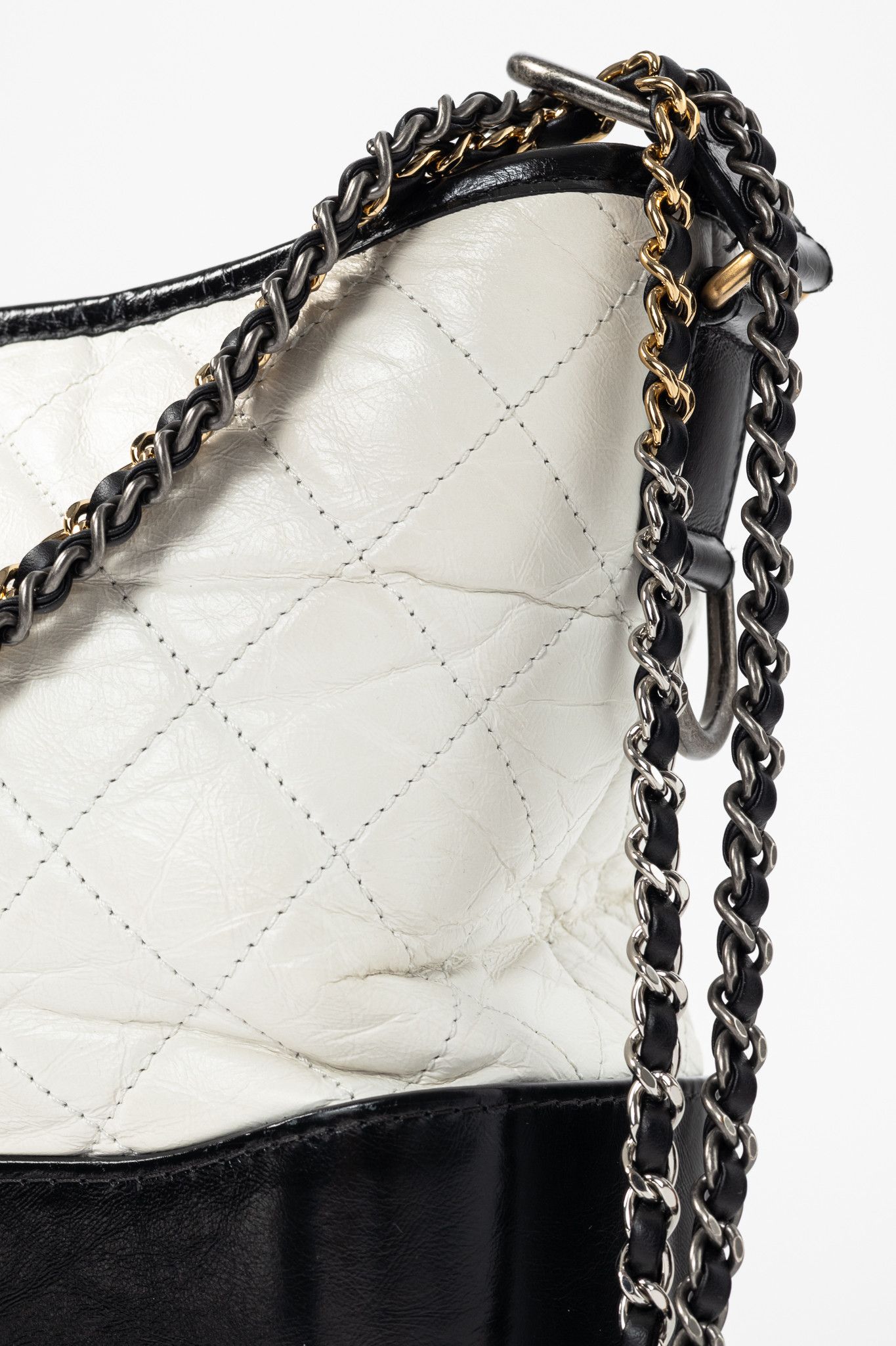 Chanel Chanel Medium Gabrielle Hobo Aged Calfskin Quilted Bag Size ONE SIZE - 9 Thumbnail