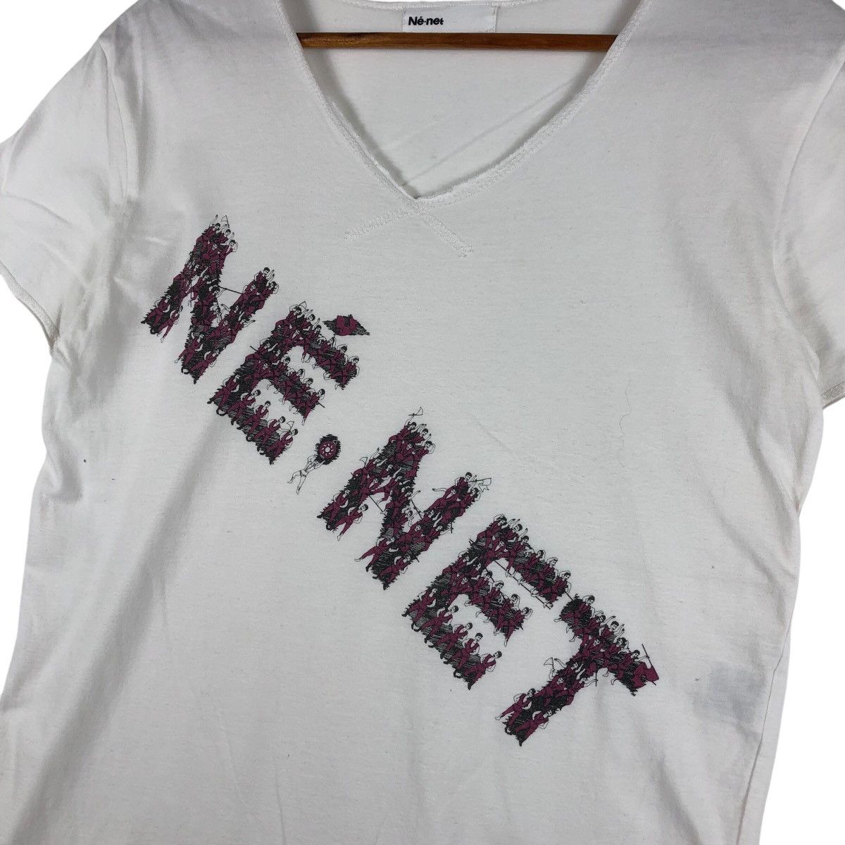 Issey Miyake NE-NET Vintage Issey Miyake V-neck Shirt Size US S / EU 44-46 / 1 - 4 Thumbnail