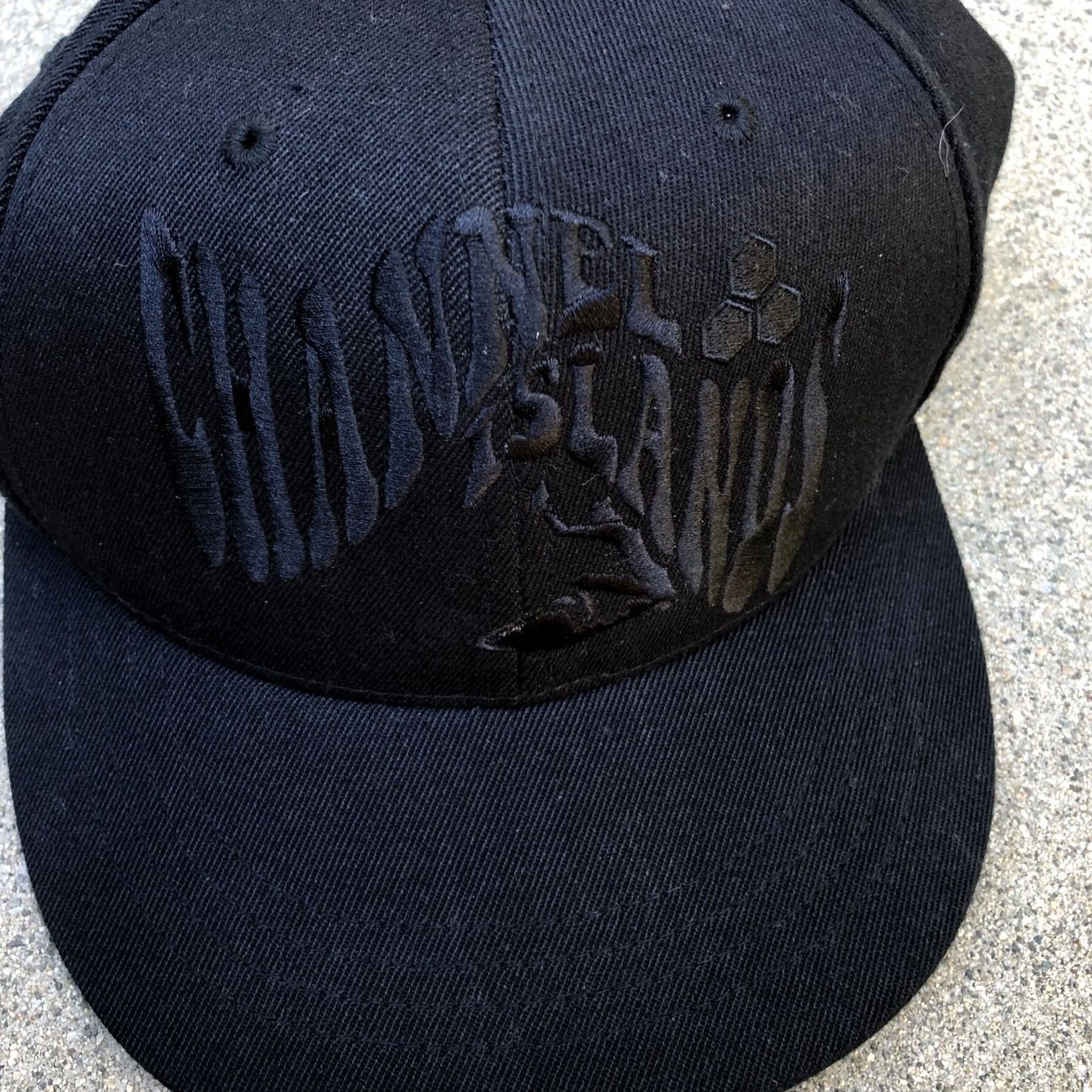 Vintage Channel Islands Surfboards Hat Trucker Wool Blend Black Men 6 7/8-7 1/4 Adjustable Wool Embroidered Size ONE SIZE - 3 Thumbnail
