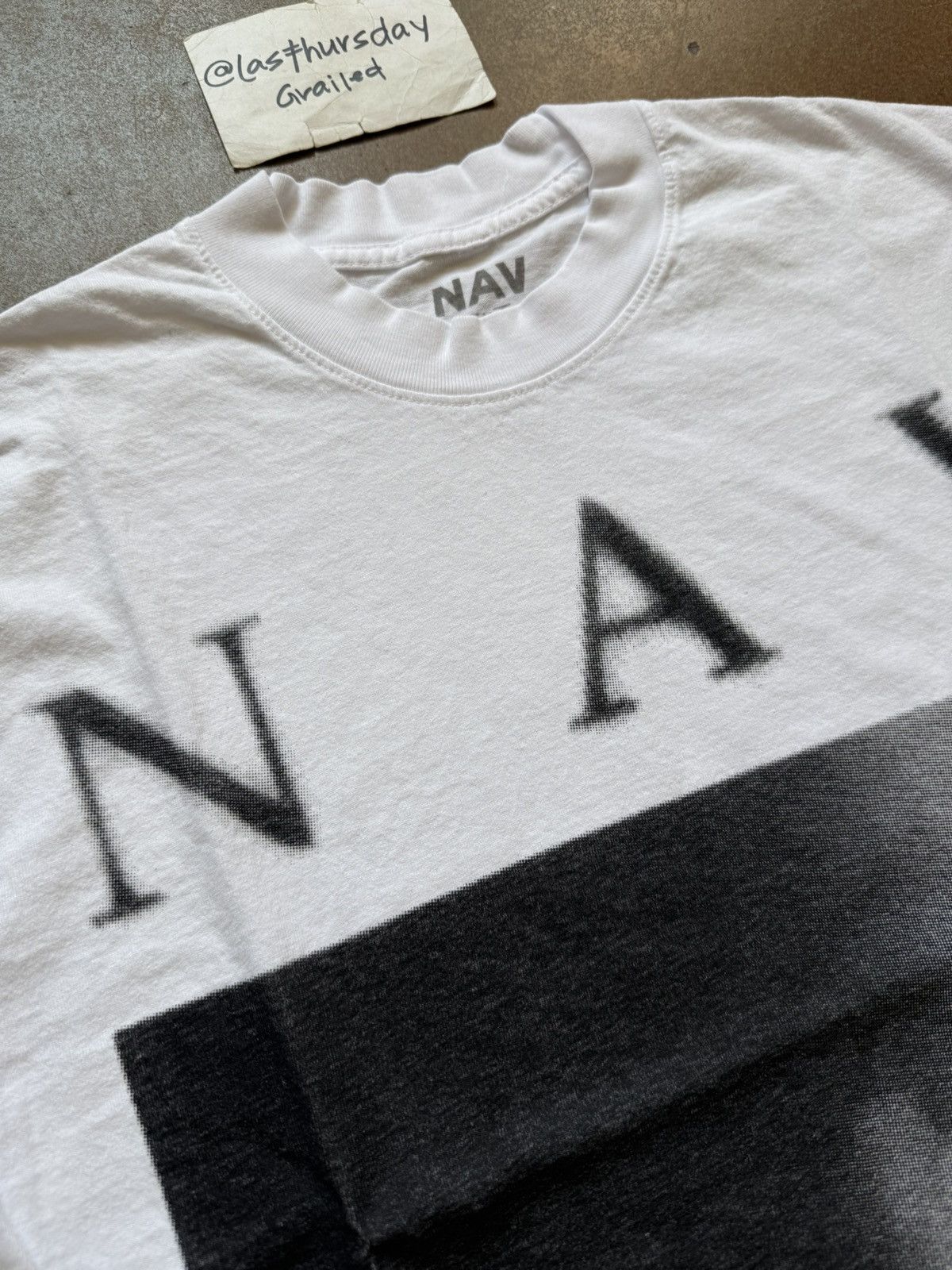 Saint Michael Saint Michael x NAV OMW2 Rexdale Tee White 001 Medium Size US M / EU 48-50 / 2 - 4 Thumbnail