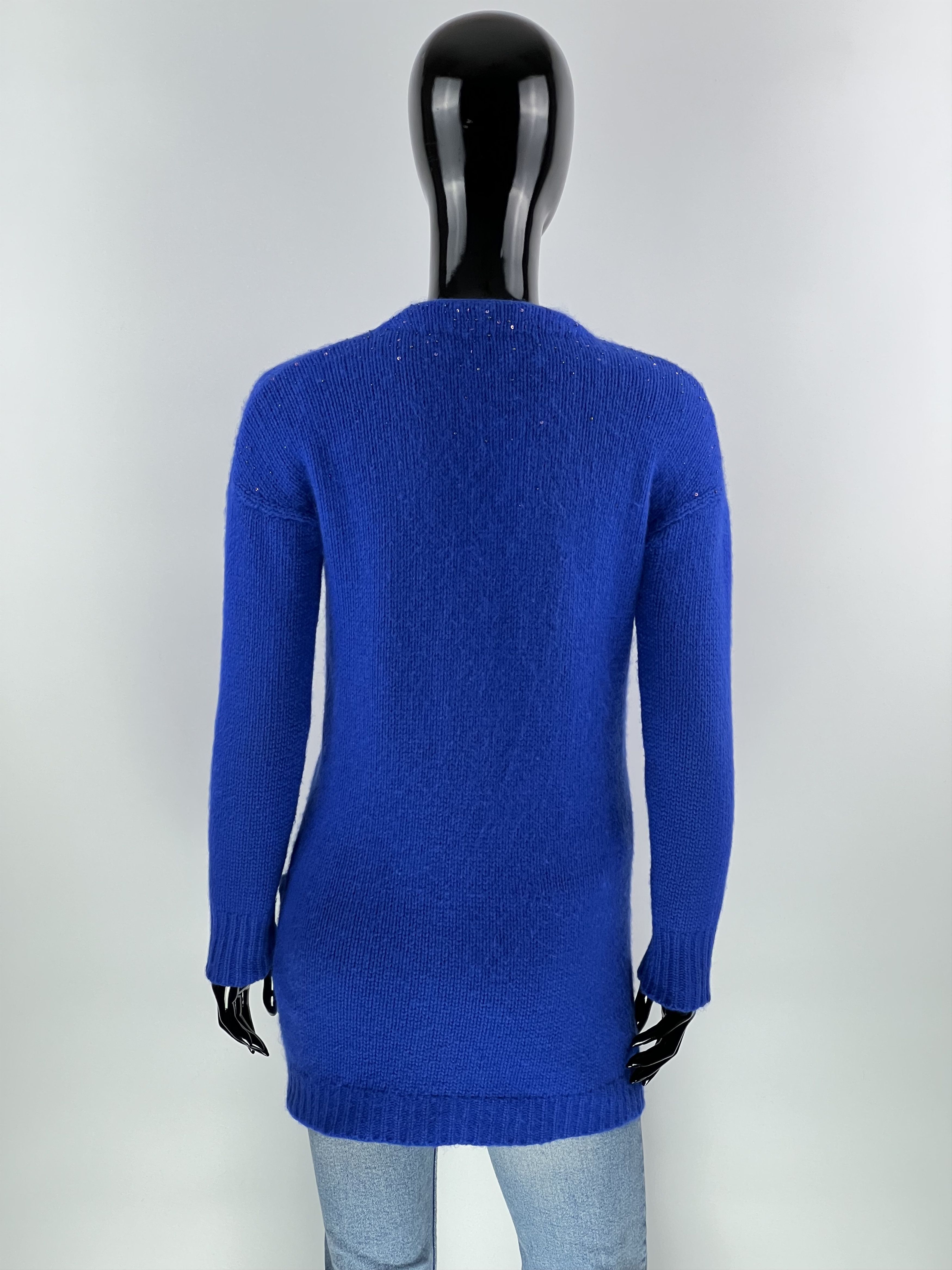 Sandro Sandro cardigan wool angora sequins Blue size S Size S / US 4 / IT 40 - 3 Thumbnail