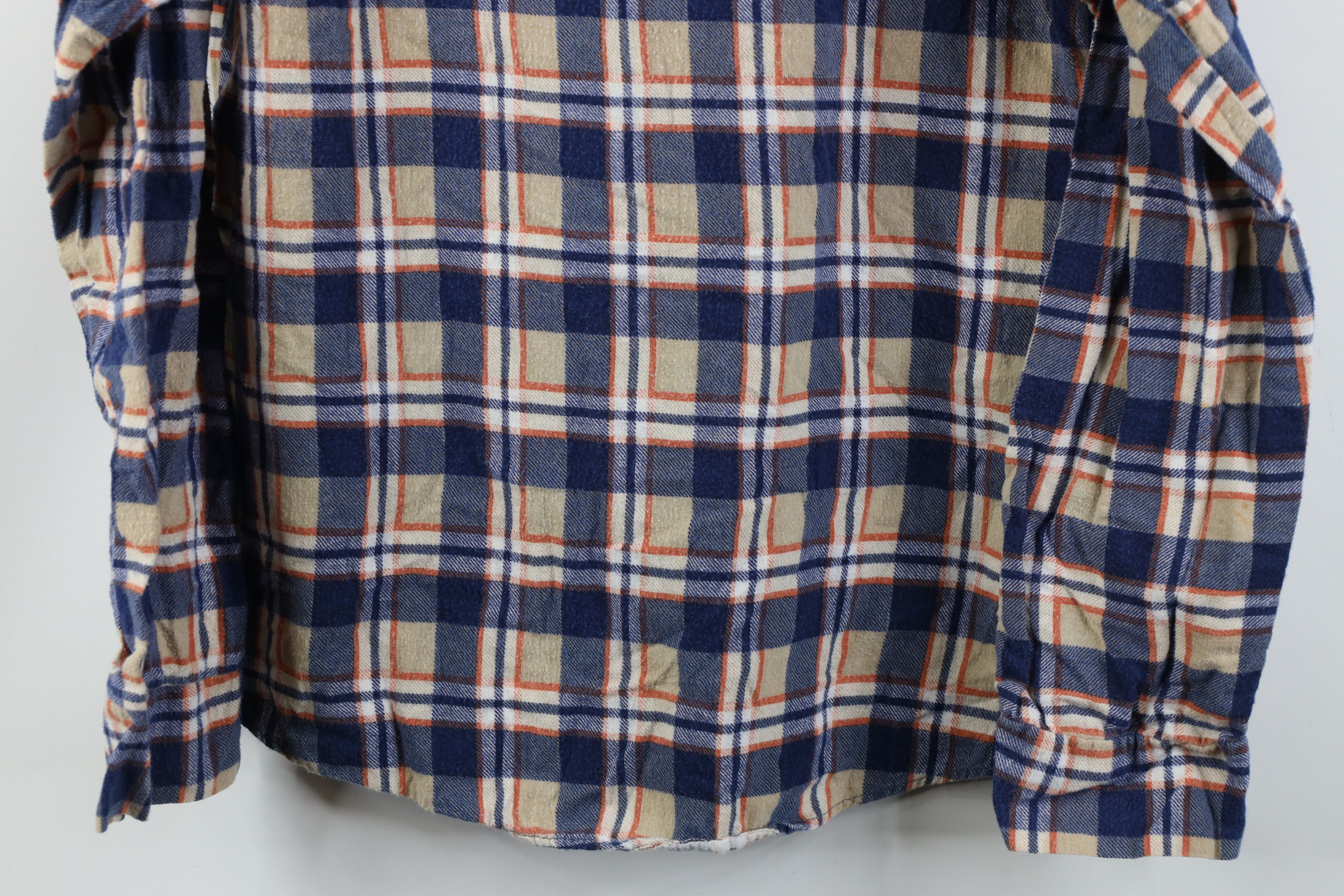 Vintage Vintage 60s 70s Streetwear Collar Button Shirt Plaid USA Size US S / EU 44-46 / 1 - 13 Thumbnail
