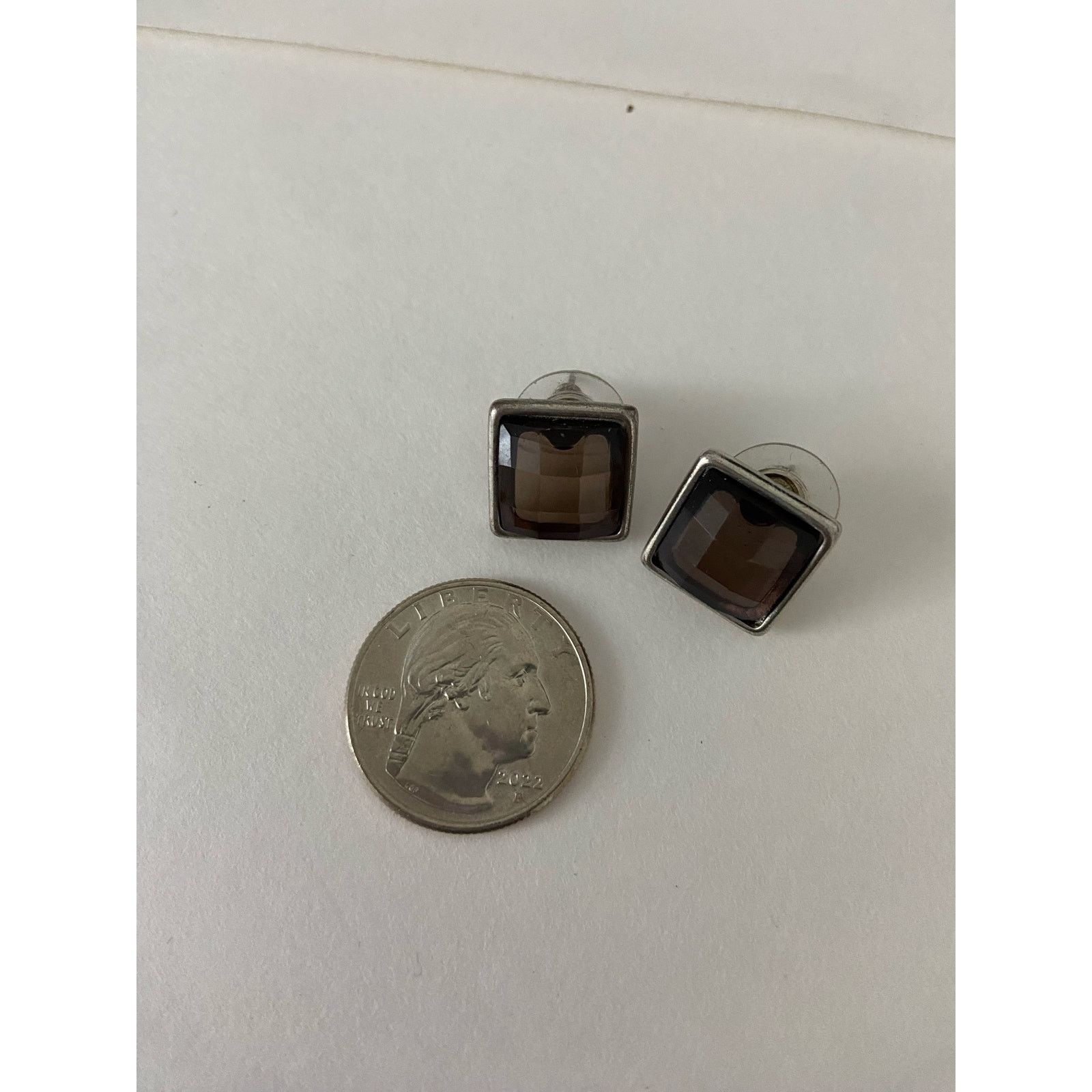 Other brown square earrings Size ONE SIZE - 2 Thumbnail