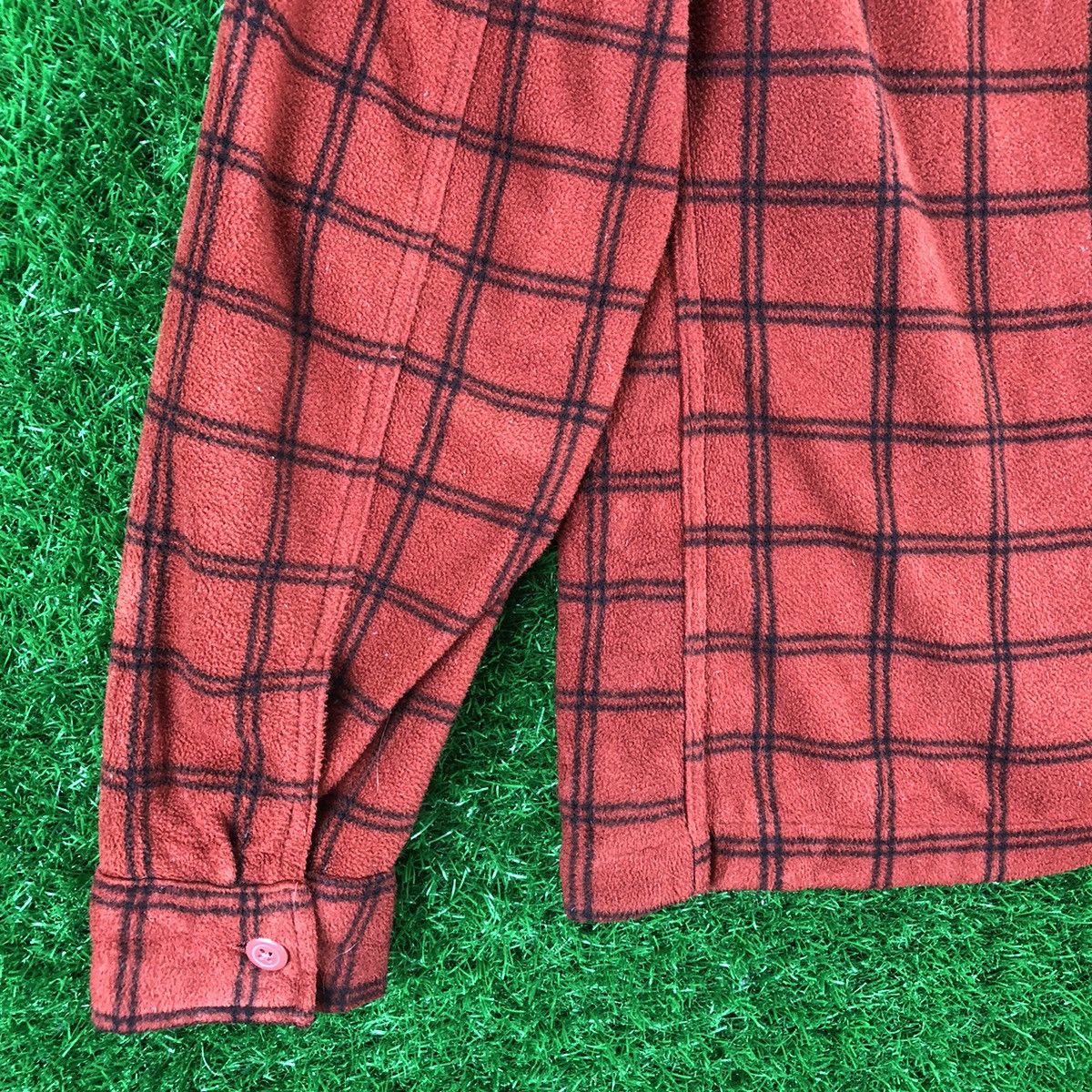 Uniqlo Uniqlo Flannel Fleece Checkered Double Pocket Shirts Size US L / EU 52-54 / 3 - 6 Thumbnail