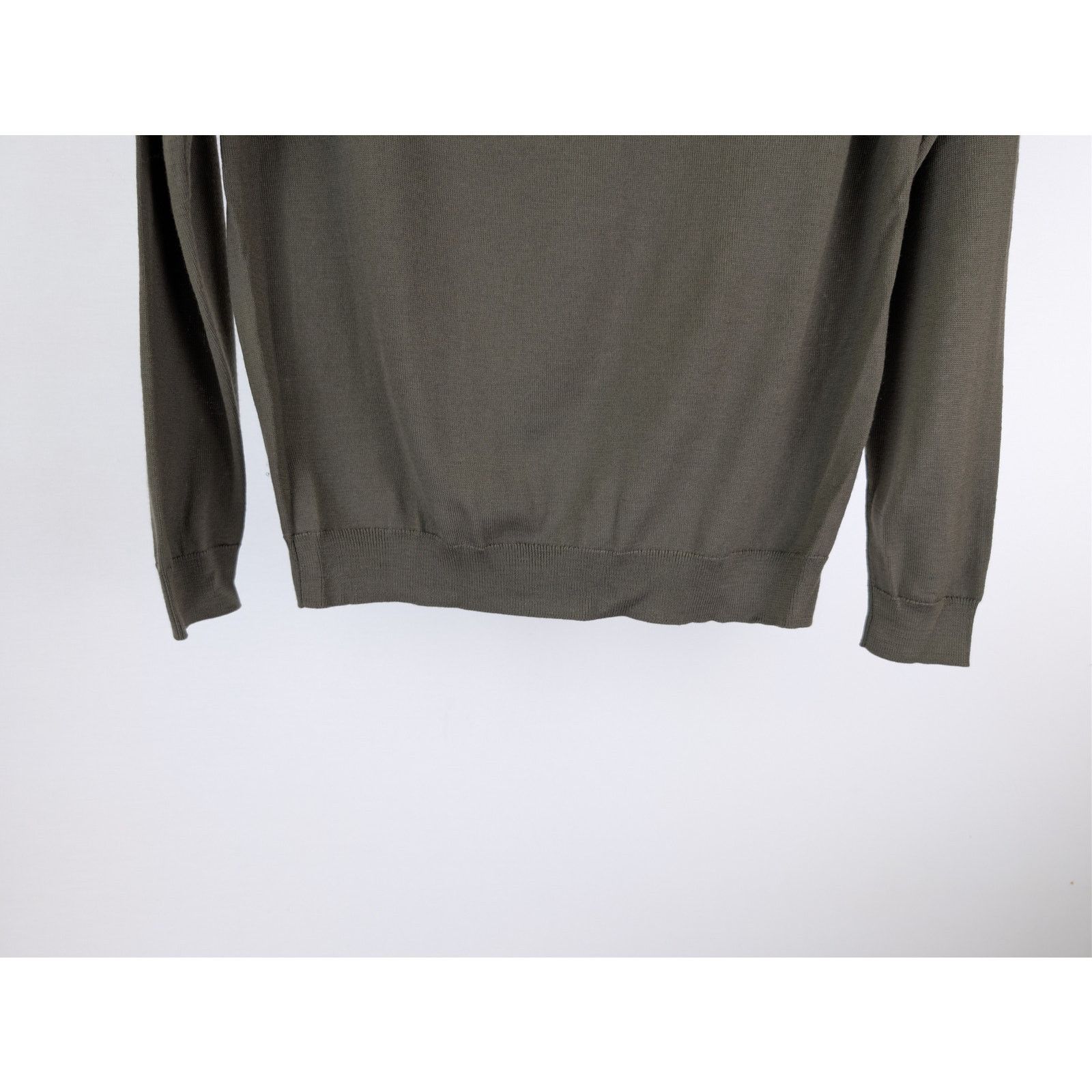 Boggi o1rshd1 CC20 Long Sleeve Knitwear Polo Shirt in Dark Brown Size US M / EU 48-50 / 2 - 12 Thumbnail