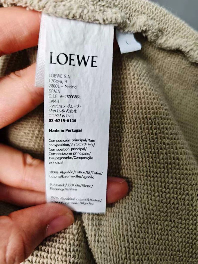 Loewe LOEWE Print cotton round neck long sleeve hoodie Size US M / EU 48-50 / 2 - 4 Thumbnail