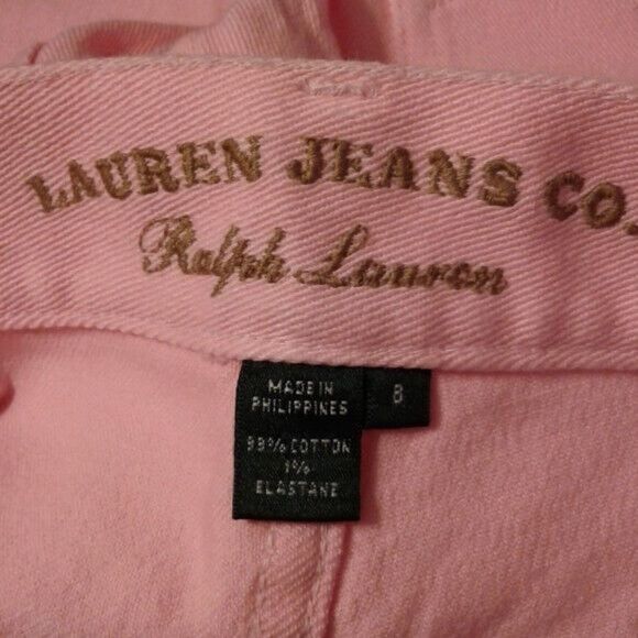 Lauren Ralph Lauren Lauren Jeans Co. Ralph Lauren Size 8 Capri Pants Denim Pink Size 30" / US 8 / IT 44 - 11 Thumbnail