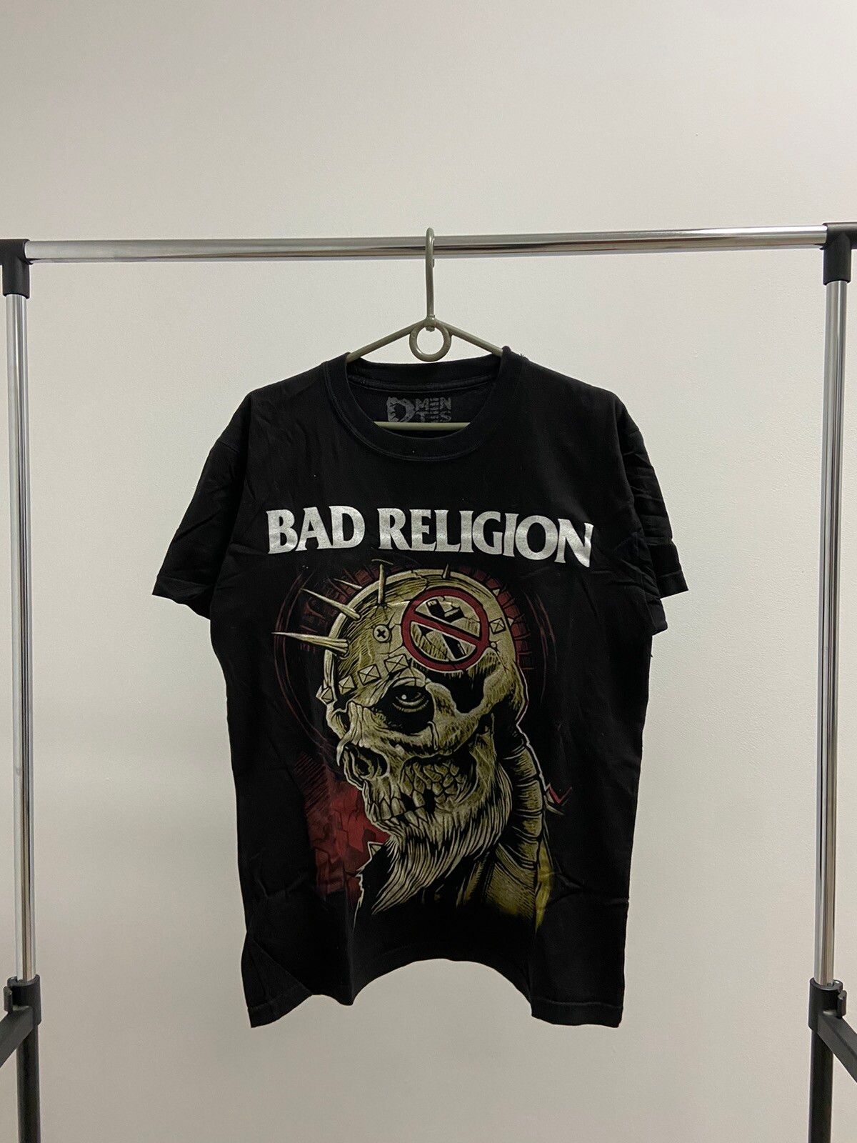 Pre-owned Band Tees X Vintage Bad Religion Vintage T Shirt Big Logo Men Tes Skull In Black
