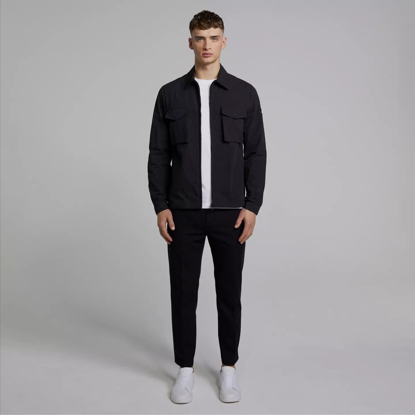 Calvin Klein o1g2r1mq0426 Long Sleeve Overshirt in Black Size US XL / EU 56 / 4 - 6 Thumbnail