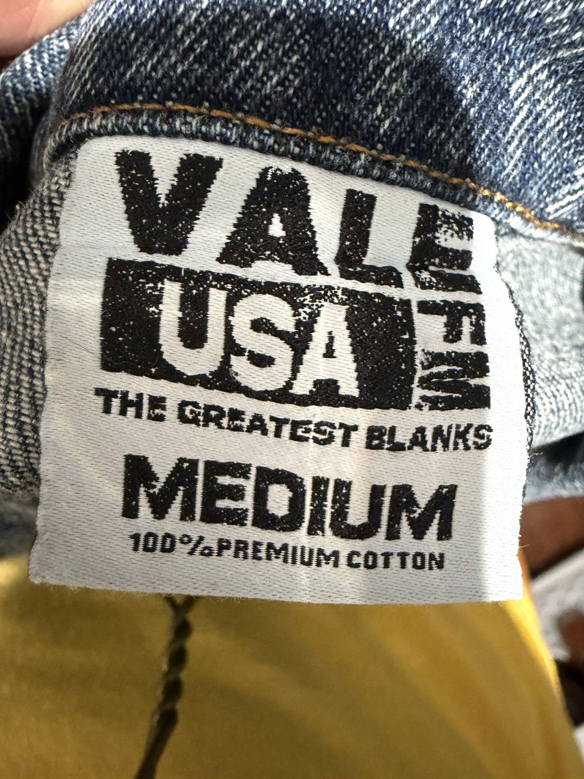 Vale Vale Crystal Rain Denim Jacket Size US M / EU 48-50 / 2 - 5 Thumbnail