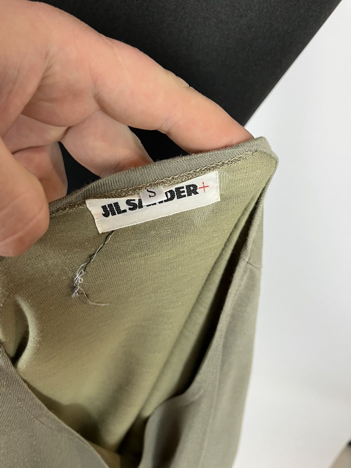 Jil Sander Jil Sander+ Oversized Vintage Womens Green Tshirt (0389) Size S / US 4 / IT 40 - 5 Thumbnail