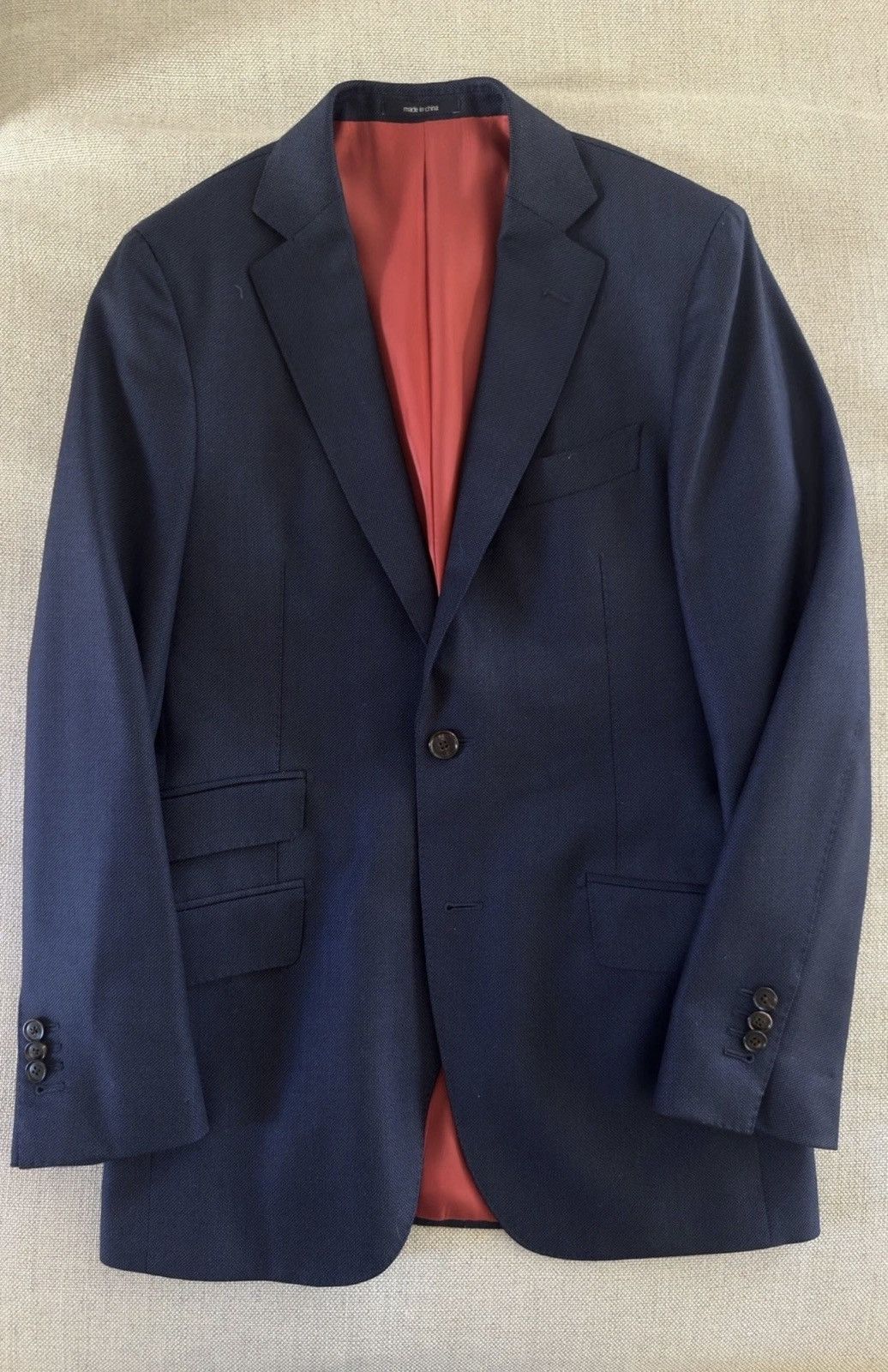Suitsupply SUITSUPPLY x Vitale Barberis Canonico Wool Sienna Suit Size 34R - 2 Thumbnail