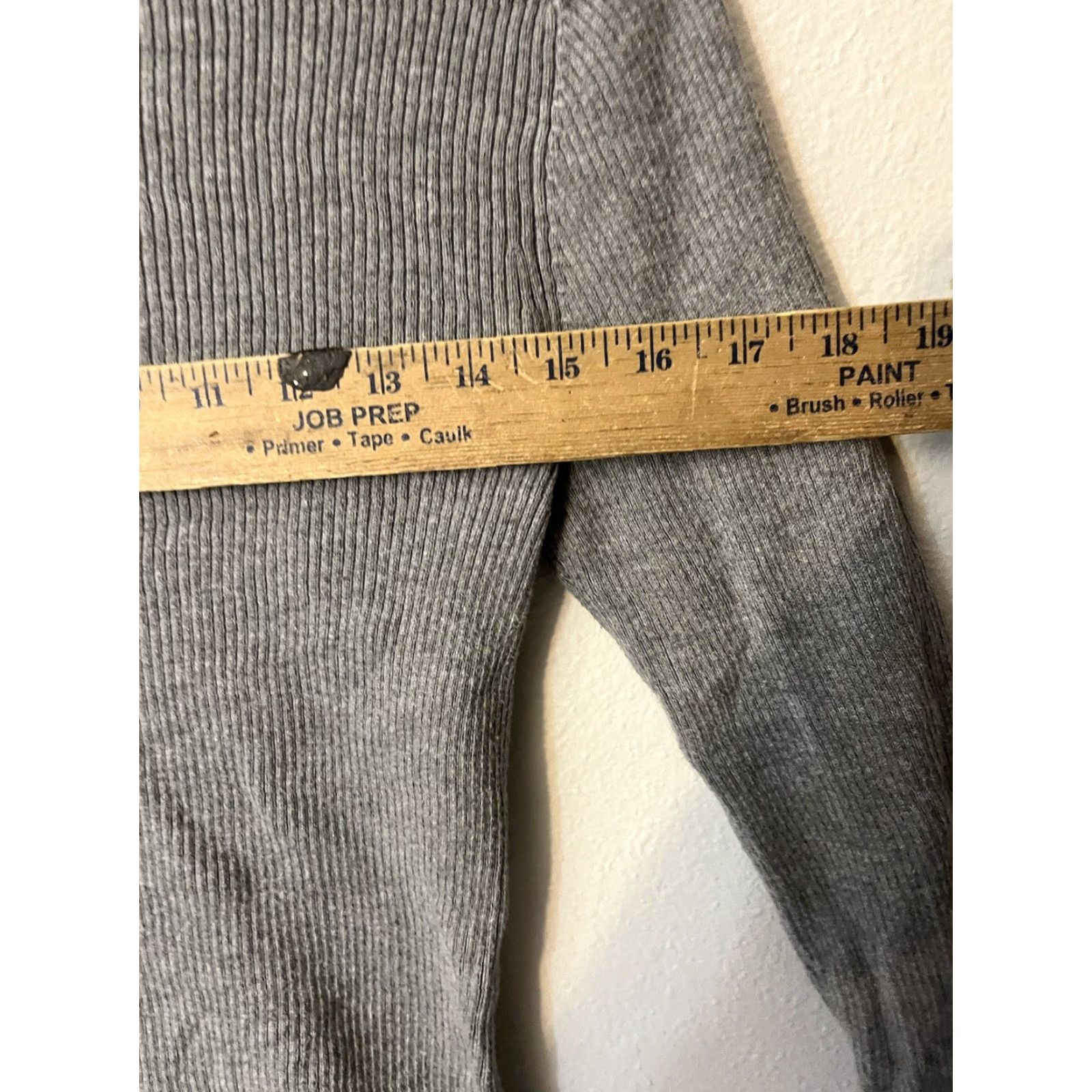 DKNY DKNY Jeans Women's V Neck Knit Ribbed Sweater Long Sleeve Gray Size Large Size L / US 10 / IT 46 - 5 Thumbnail