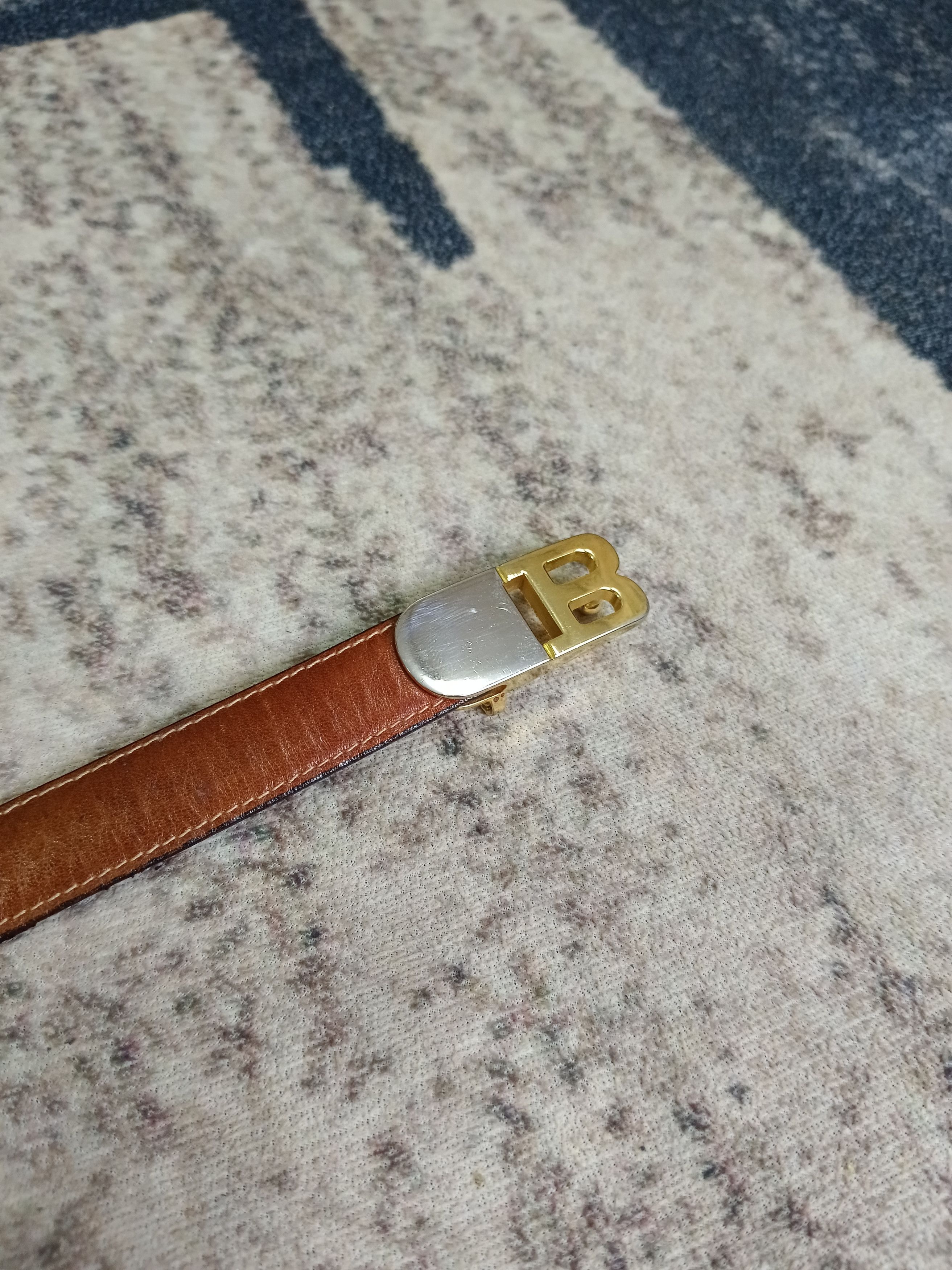 Bally BALLY LOGO LEATHER BUCKLE BELT Size ONE SIZE - 5 Thumbnail