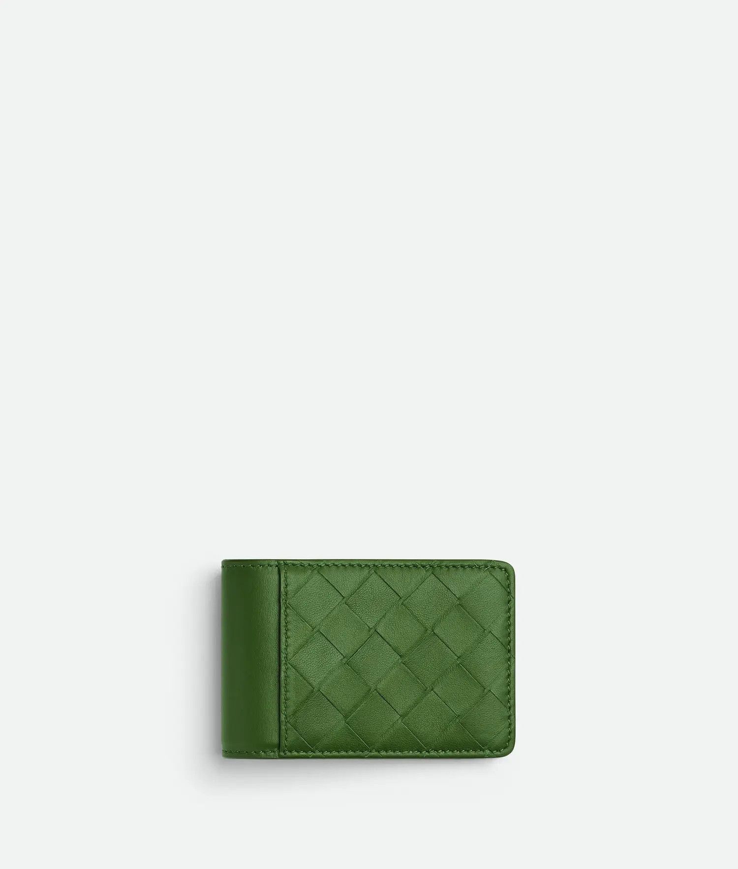 Bottega Veneta o1loc1c0325 Size: OS / 729300 Intrecciato Clip Card Case Size ONE SIZE - 1 Thumbnail