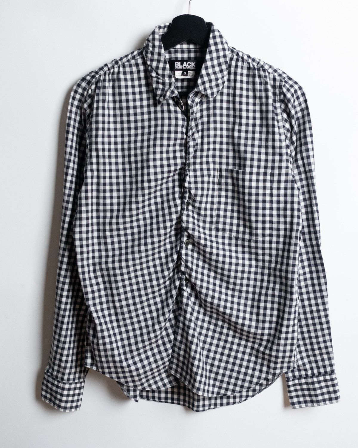 Comme des Garcons × Comme des Garcons Black × Rei Kawakubo Comme des Garcons Black Wrinkle Shirt Size S / US 4 / IT 40 - 1 Thumbnail
