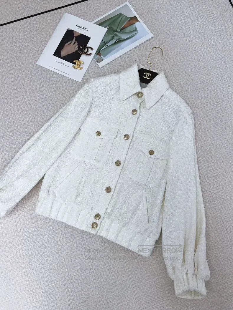 Chanel Chanel 21P white jacket Size S / US 4 / IT 40 - 2 Thumbnail