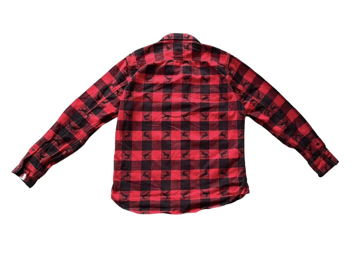 Beams Plus Beams Hard Cotton Red Tartan Deer Design Size US L / EU 52-54 / 3 - 2 Thumbnail