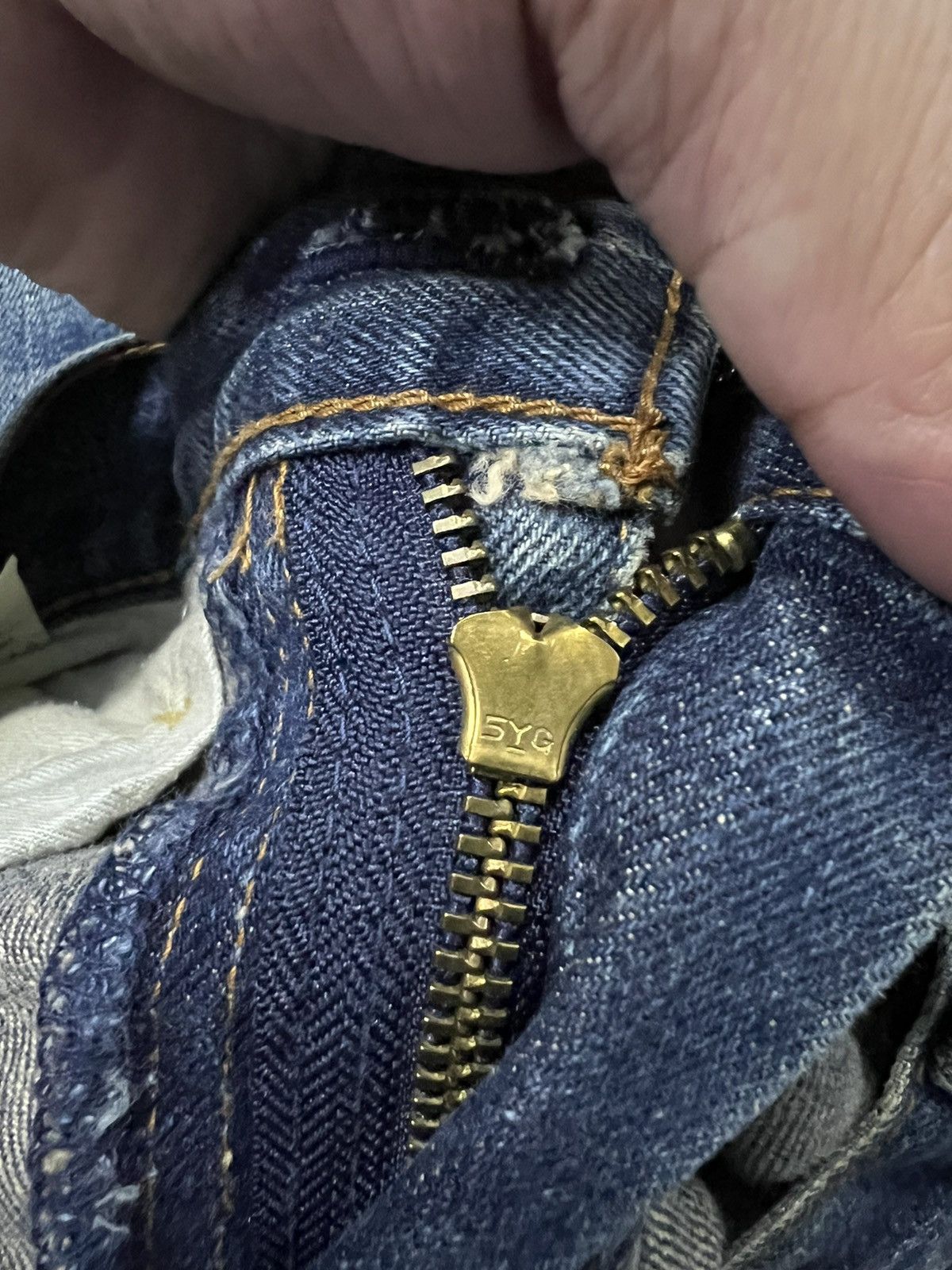 Levi's Vintage Levi’s 503 Distressed Denim Pants w32 Size US 32 / EU 48 - 13 Thumbnail