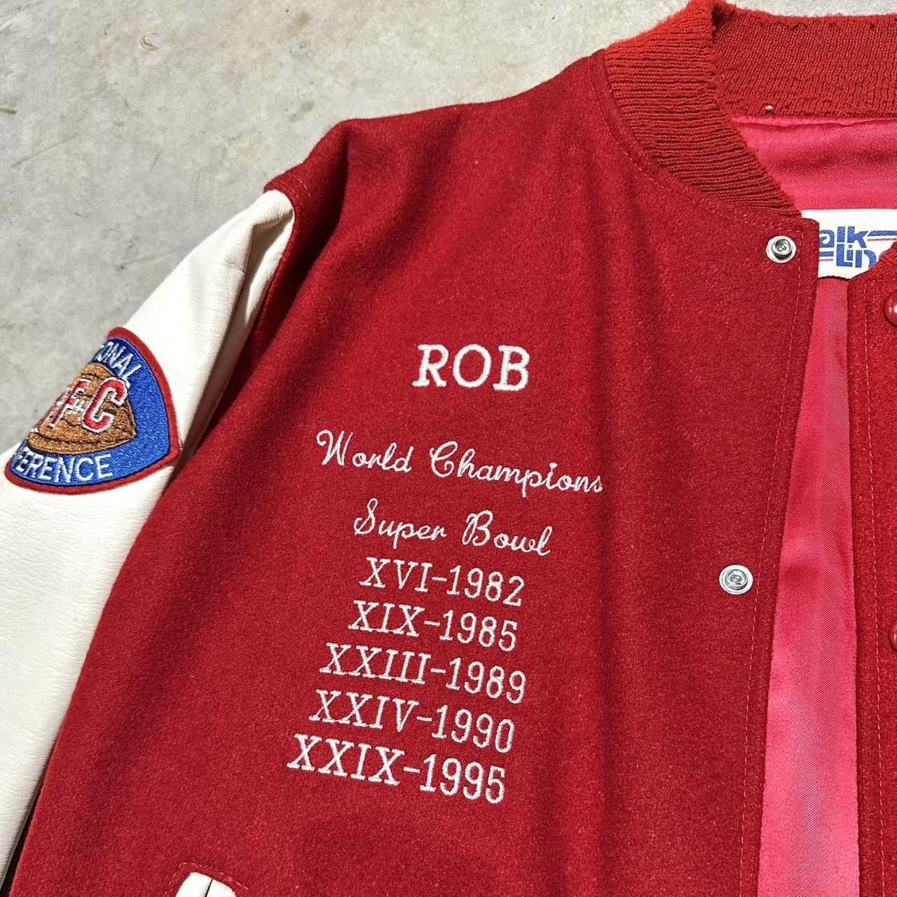 Chalk Line San Francisco 49ers Chalk Line varsity jacket Size US L / EU 52-54 / 3 - 4 Thumbnail