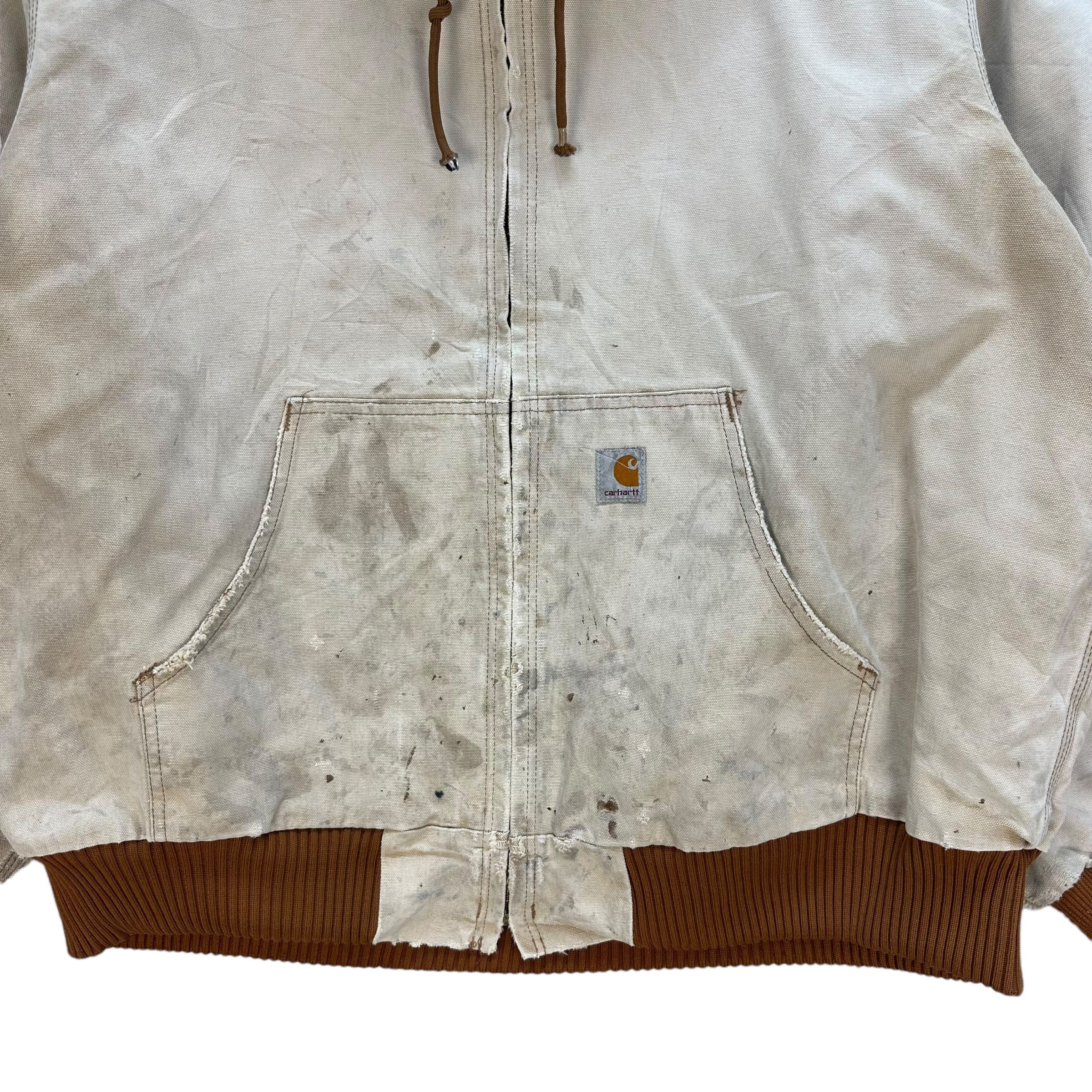 Carhartt TRASHED🔥 Carhartt Quick Duck Distressed Jacket #A31-0699 Size US XXL / EU 58 / 5 - 4 Thumbnail