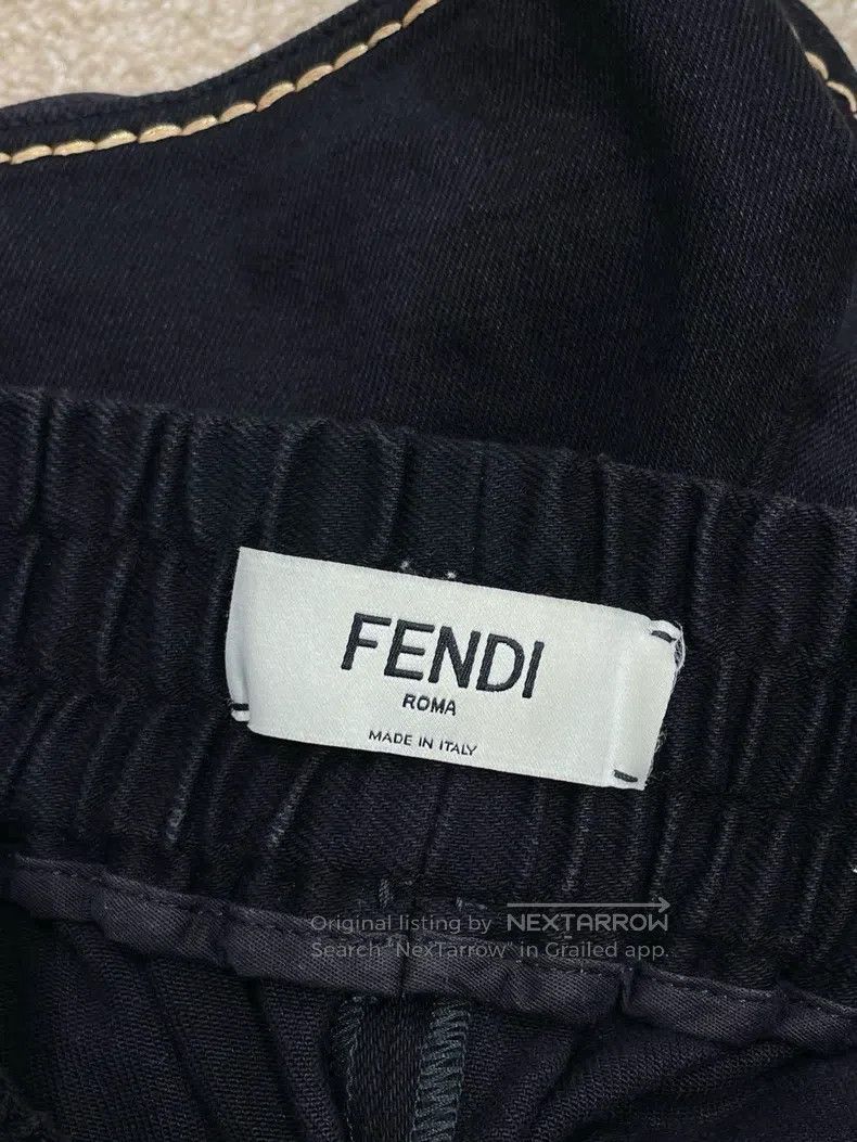 Fendi Fendi Loose Sport Elastic Casual Shorts Size 26" / US 2 / IT 38 - 7 Thumbnail
