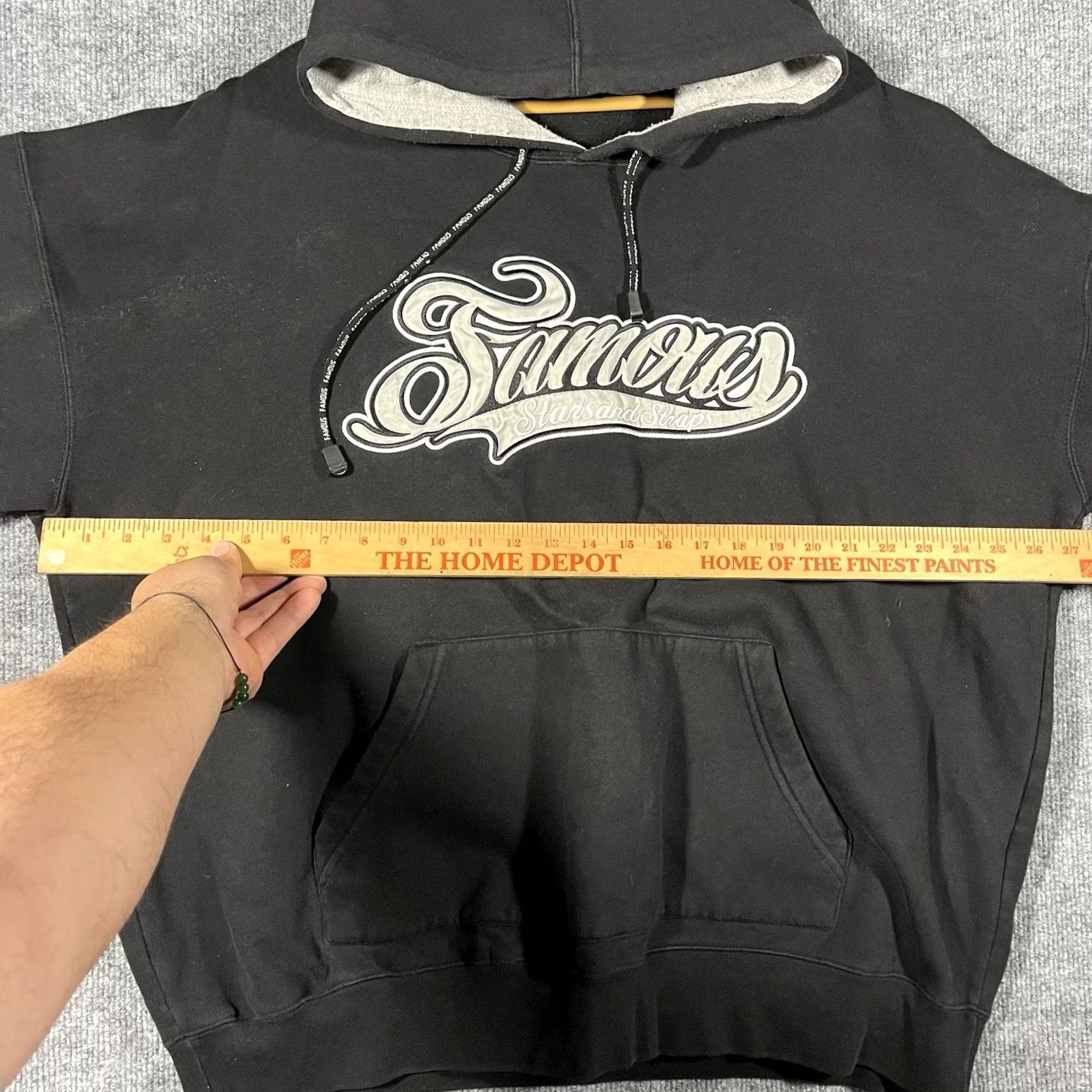Barker VINTAGE Famous Stars & Straps Hoodie 2XL Black Travis Barker Y2K Skate Grunge Blink 182 Mens Size US XXL / EU 58 / 5 - 5 Thumbnail