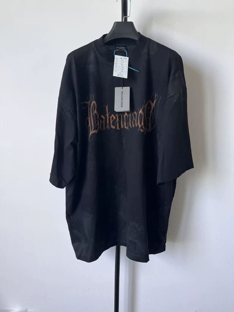 Balenciaga Balenciaga Abstract Logo monogrammed printed short sleeve Size US S / EU 44-46 / 1 - 1 Thumbnail