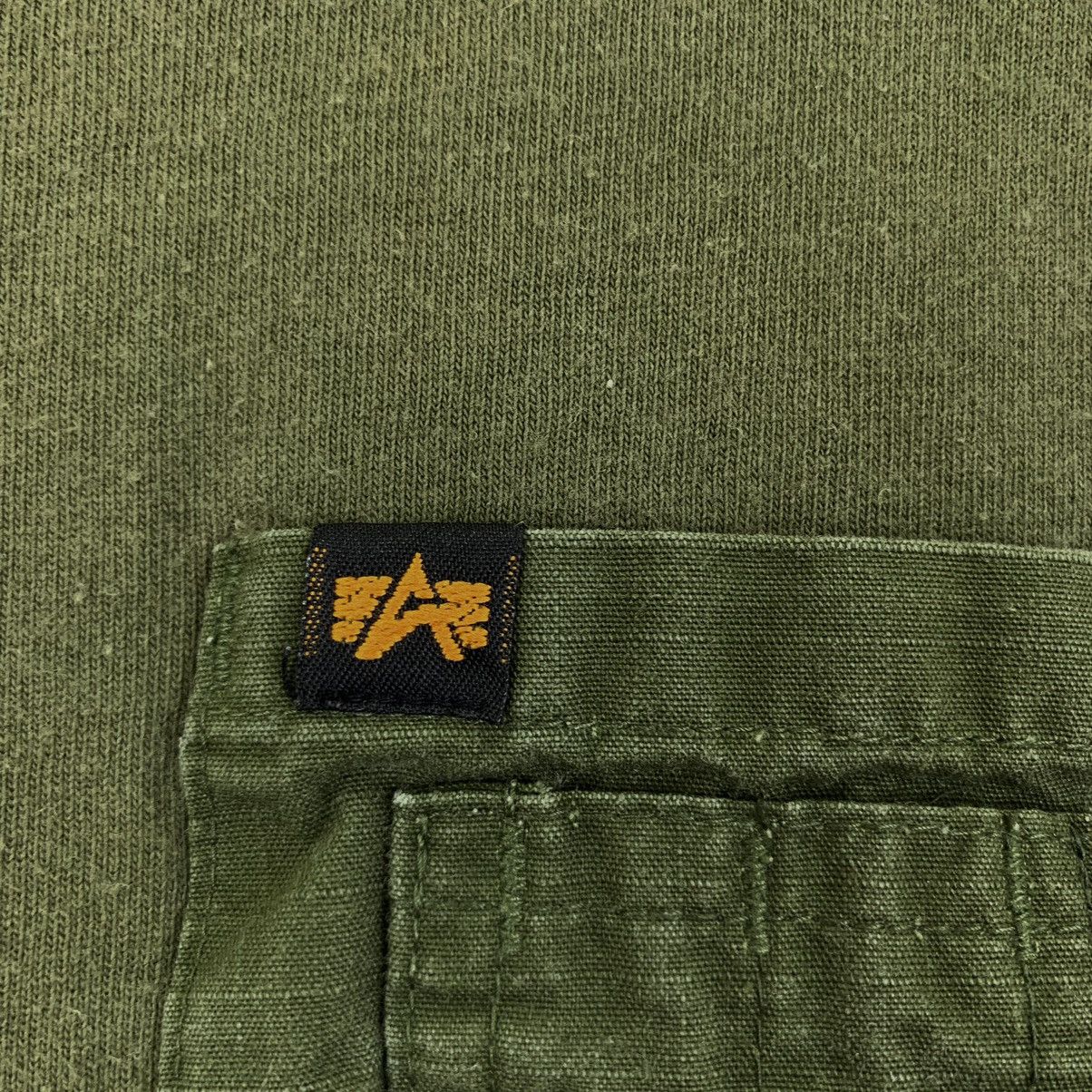 Alpha Industries Vintage ALPHA INDUSTRIES ARMY Embossed Pocket Tee Shirt Size US M / EU 48-50 / 2 - 3 Thumbnail