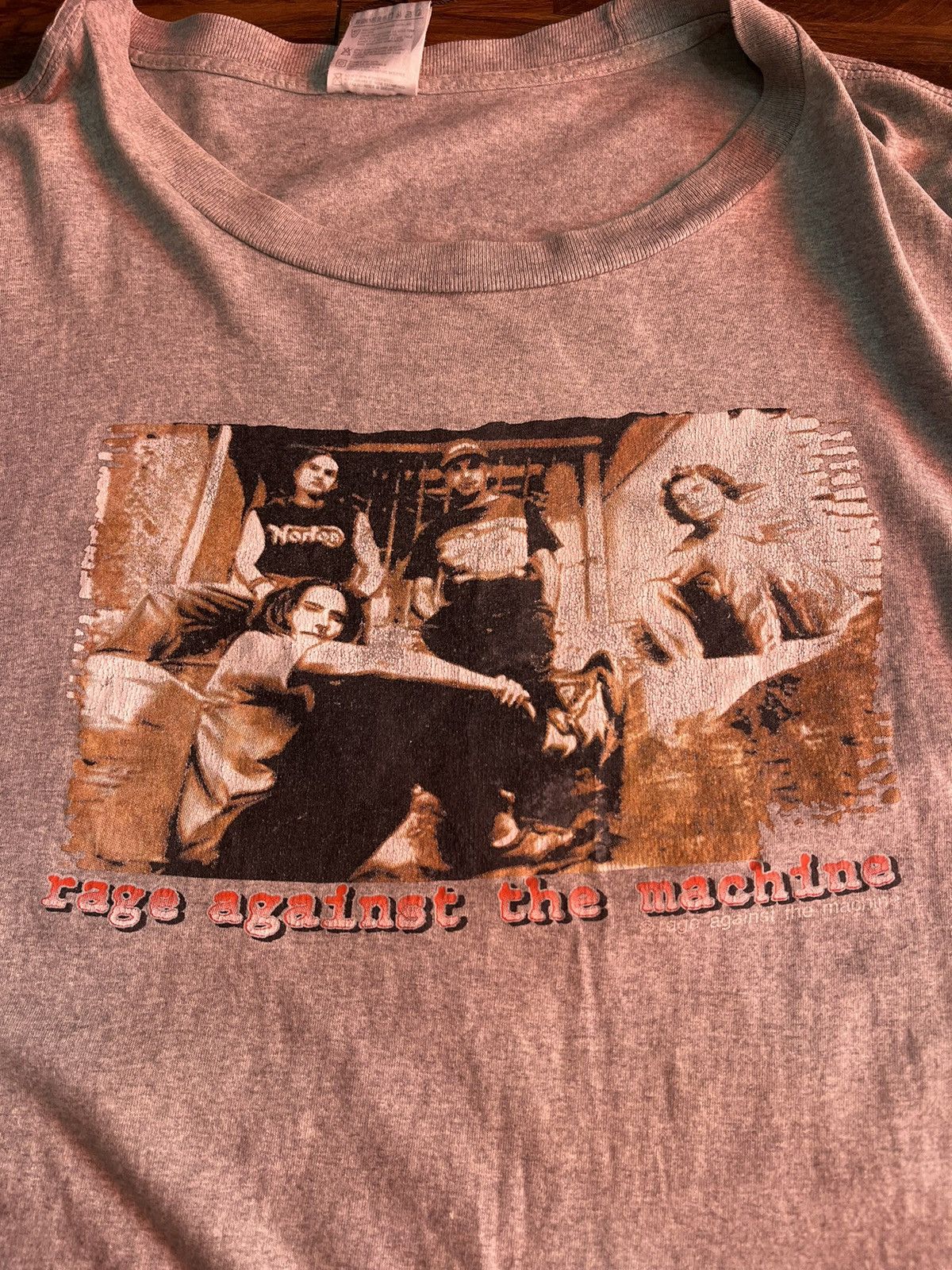 Band Tees × Rage Against The Machine Raga Against The Machine Band T-shirt Size US L / EU 52-54 / 3 - 2 Thumbnail