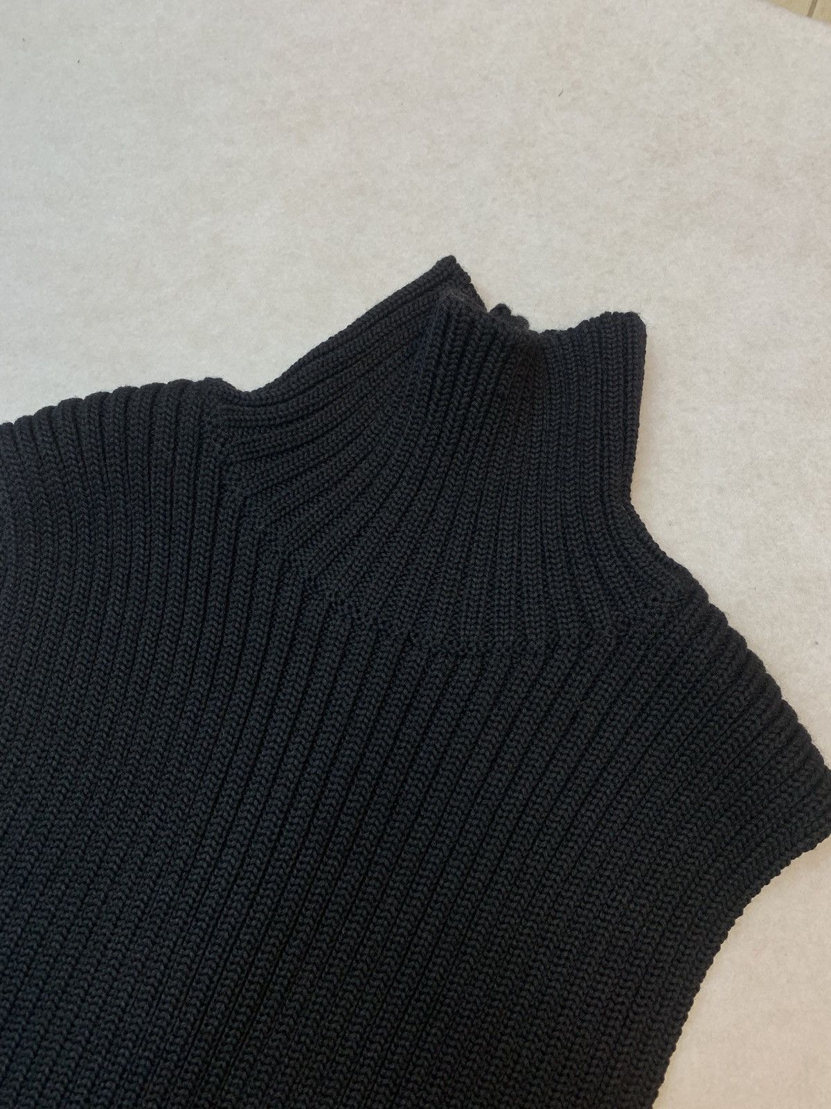 Yohji Yamamoto Yohji Yamamoto Regulation Asymmetrical High Neck Knit Top Size US M / EU 48-50 / 2 - 5 Thumbnail