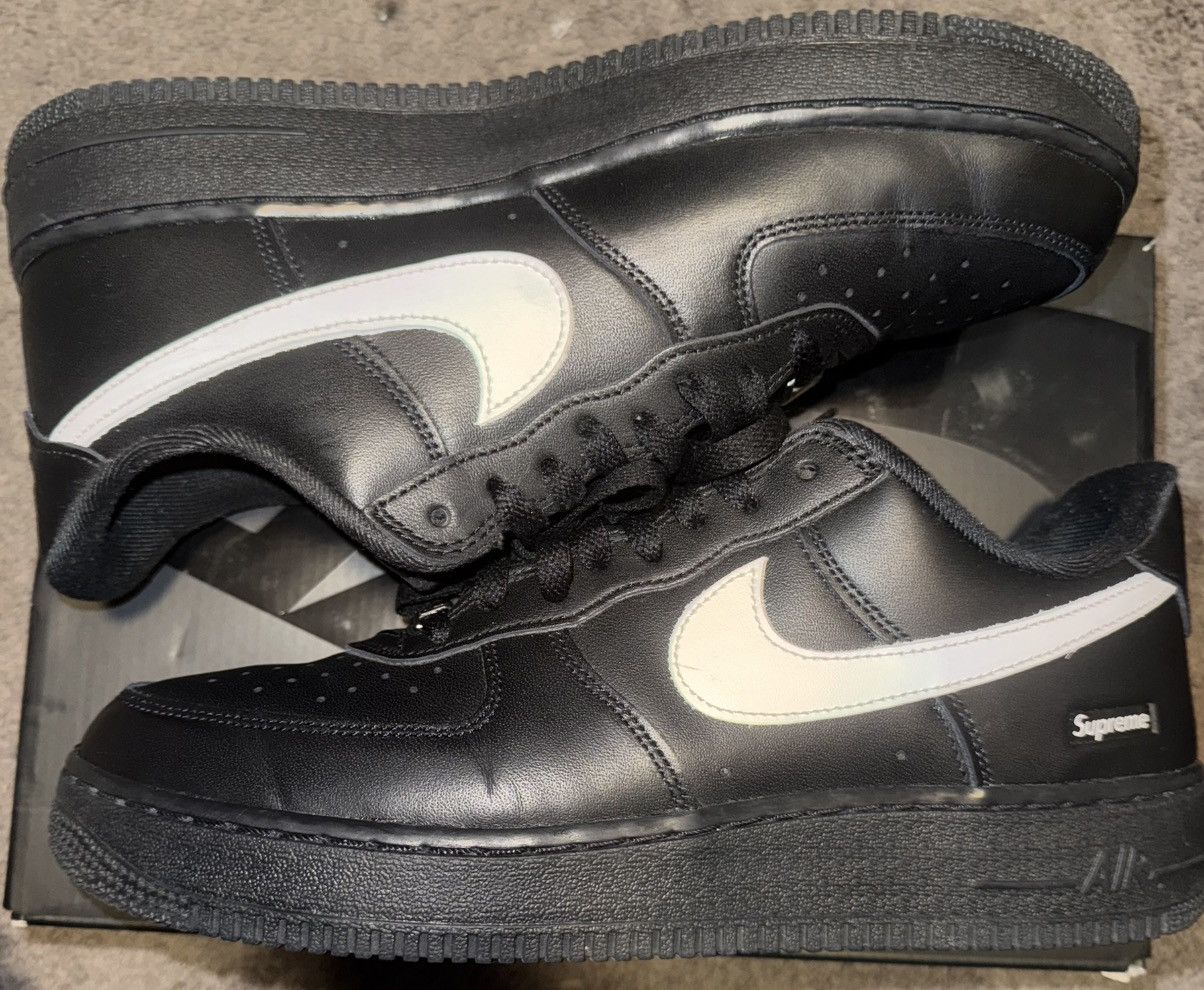 Nike × Supreme Nike supreme air force 1 black white 9.5 Size US 9.5 / EU 42-43 - 2 Thumbnail