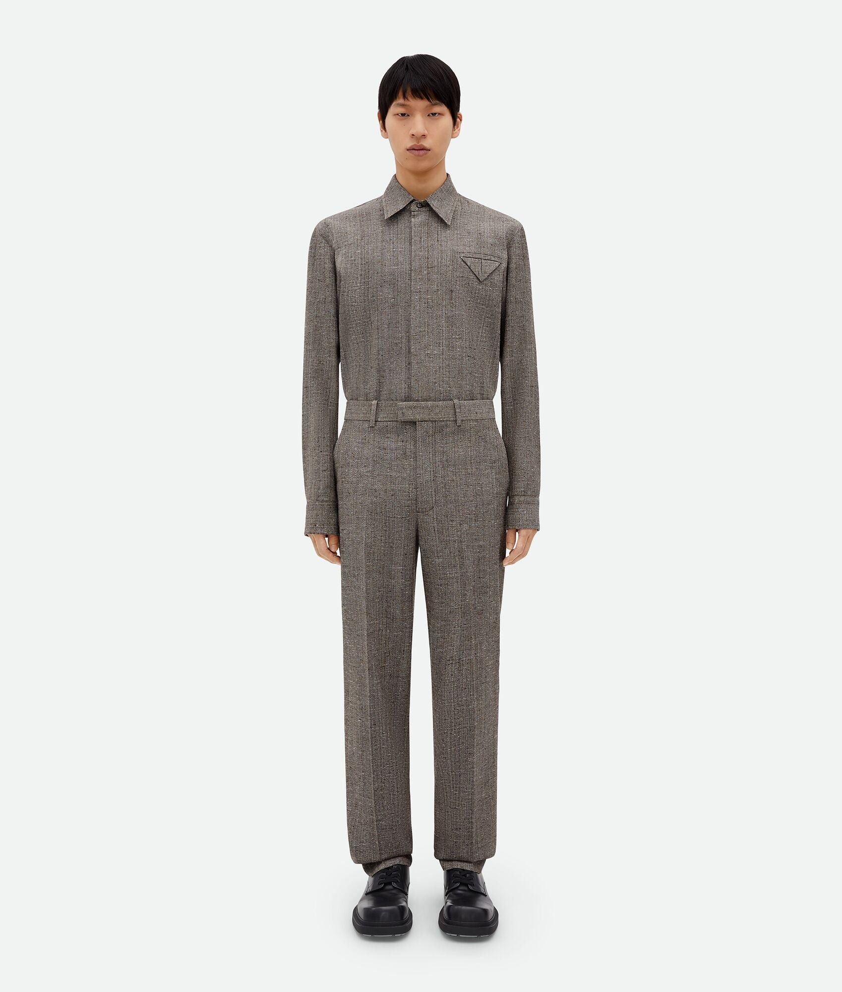 Bottega Veneta o1loc1c0825 743612 Viscose and Silk Straight Leg Pants Size US L / EU 52-54 / 3 - 1 Thumbnail