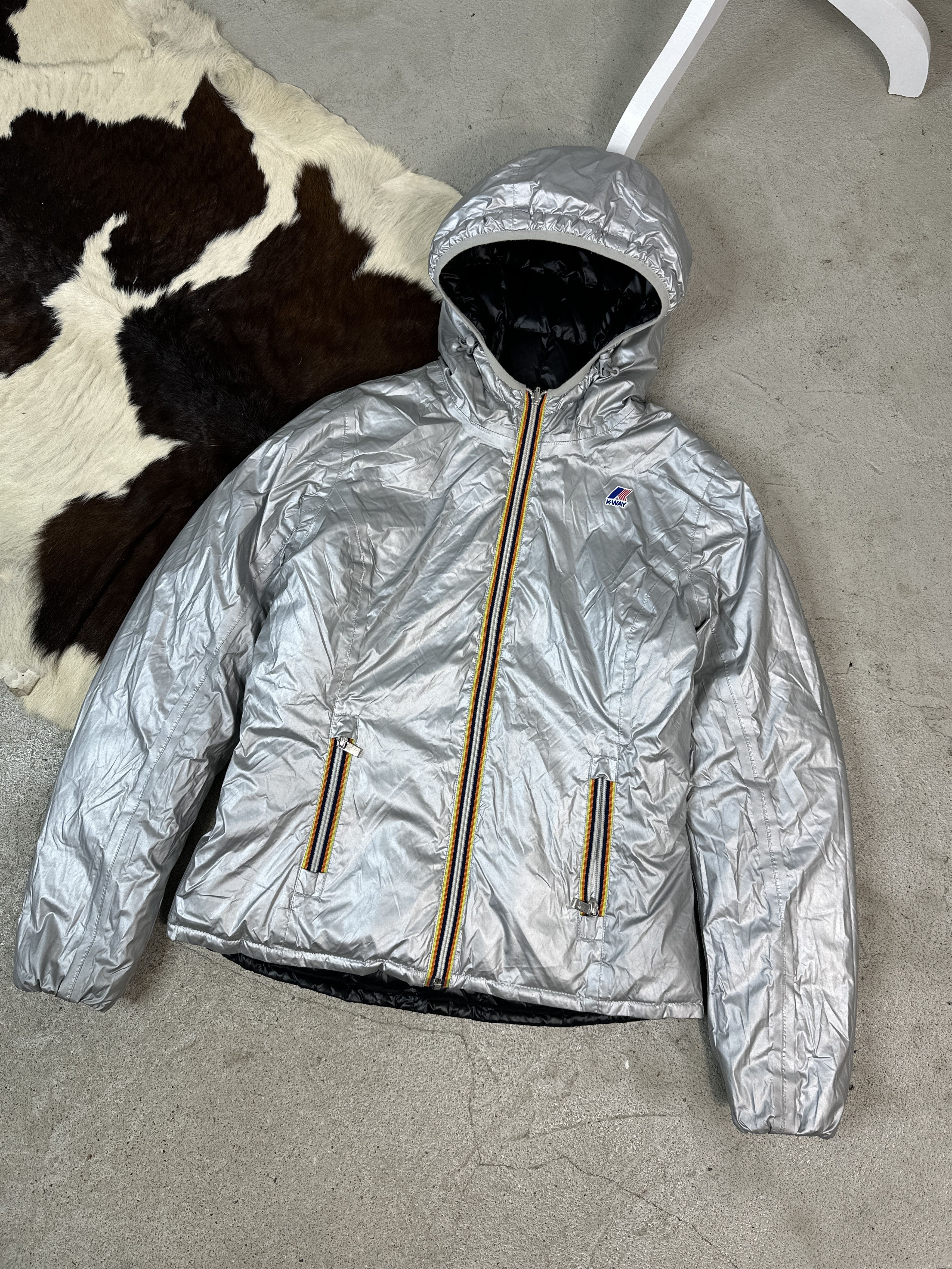 K-Way × Vintage K-Way Women's Reversible Jacket Size M / US 6-8 / IT 42-44 - 5 Thumbnail