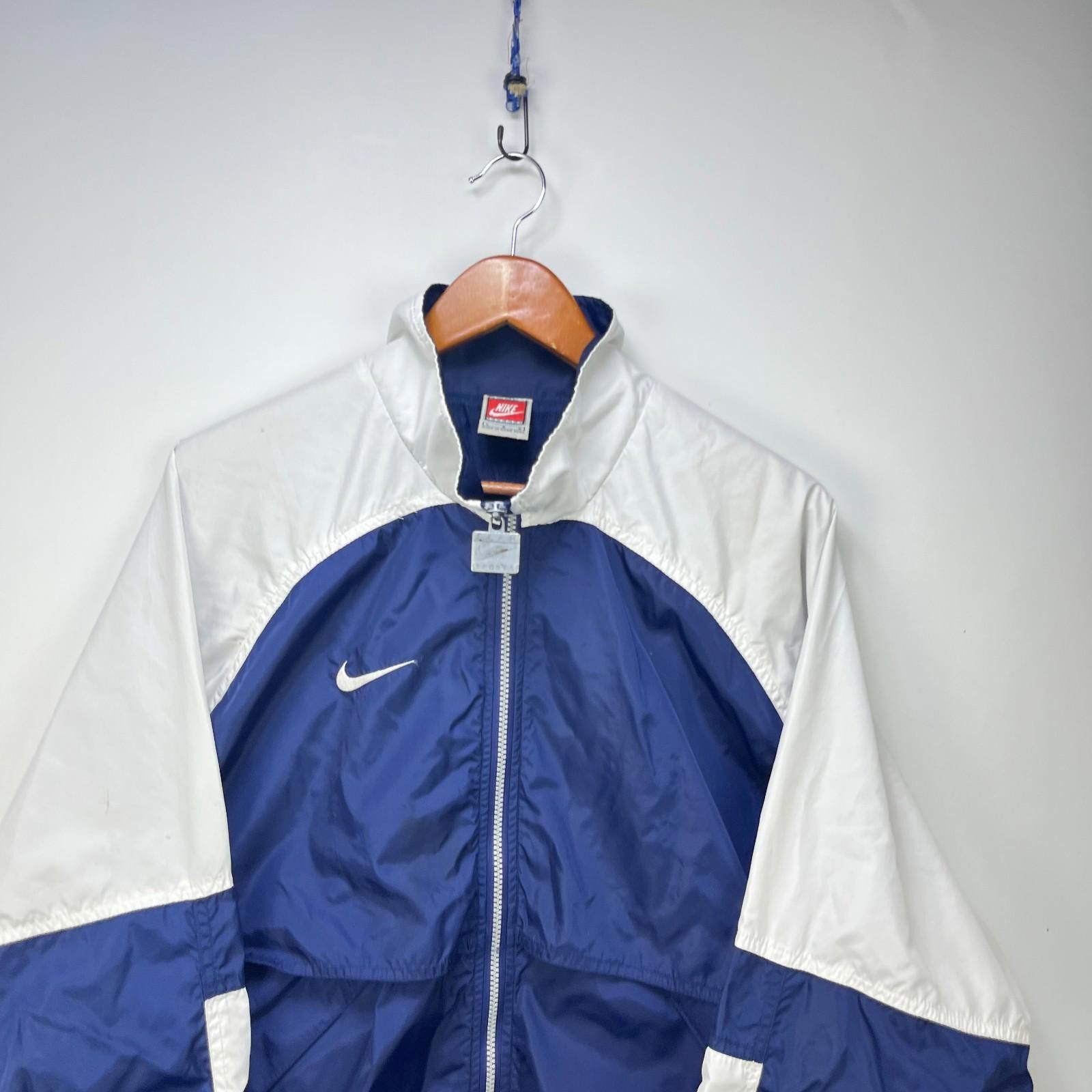 Nike Vintage 90s Nike Swoosh Windbreaker Jacket Large Size US L / EU 52-54 / 3 - 2 Thumbnail