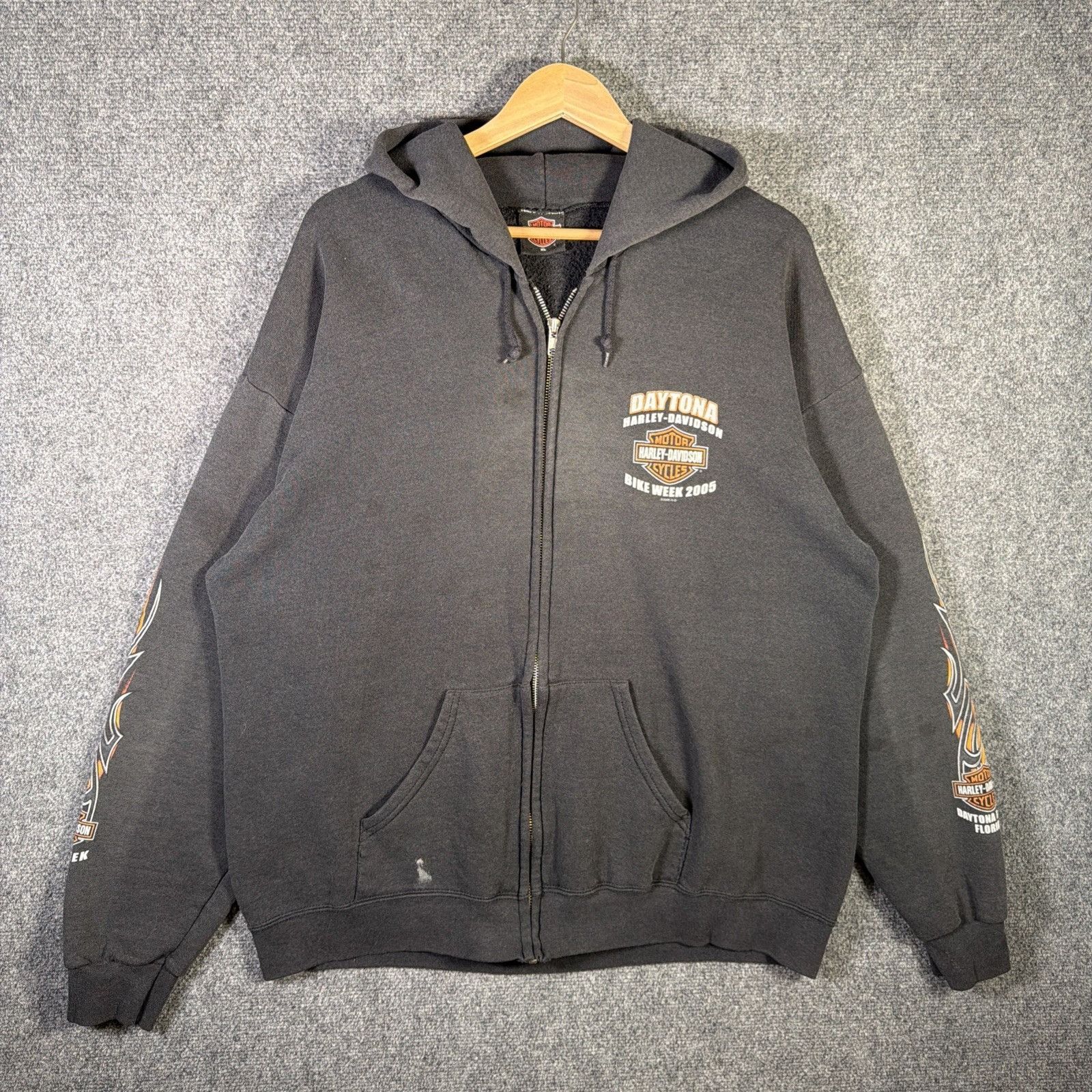 West Coast Choppers Vintage Harley Davidson Hoodie Mens XL Black 90s West Coast Size US XL / EU 56 / 4 - 5 Thumbnail