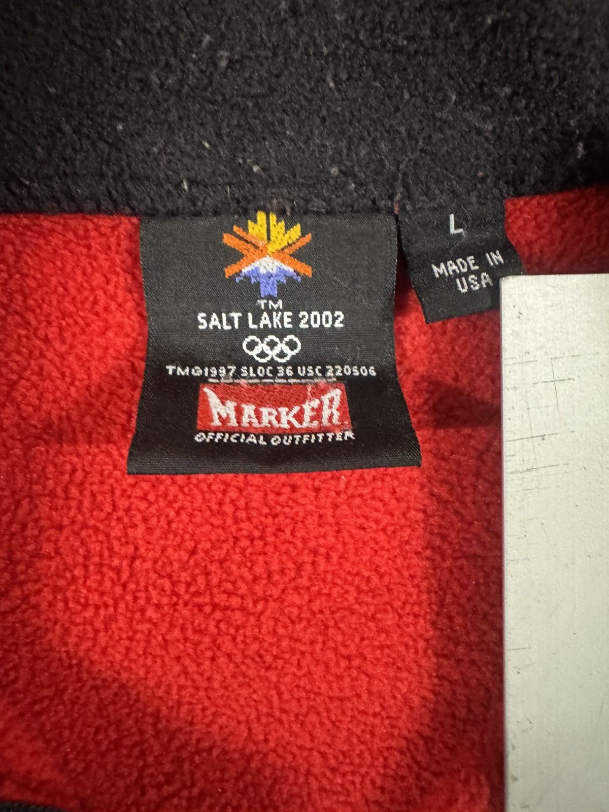 Other Vintage Marker Salt Lake 2002 Olympic Official Jacket Size US L / EU 52-54 / 3 - 3 Thumbnail