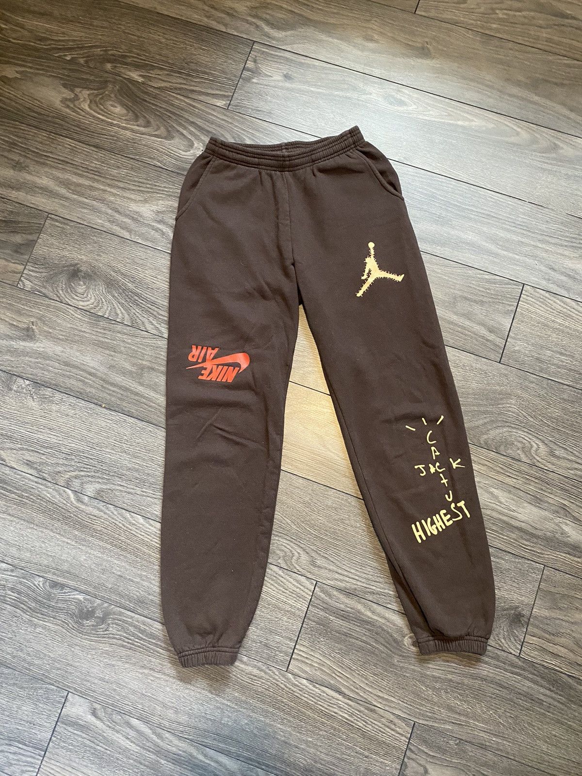 Travis Scott Cactus jack x Jumpman Nike sweatpants | Grailed