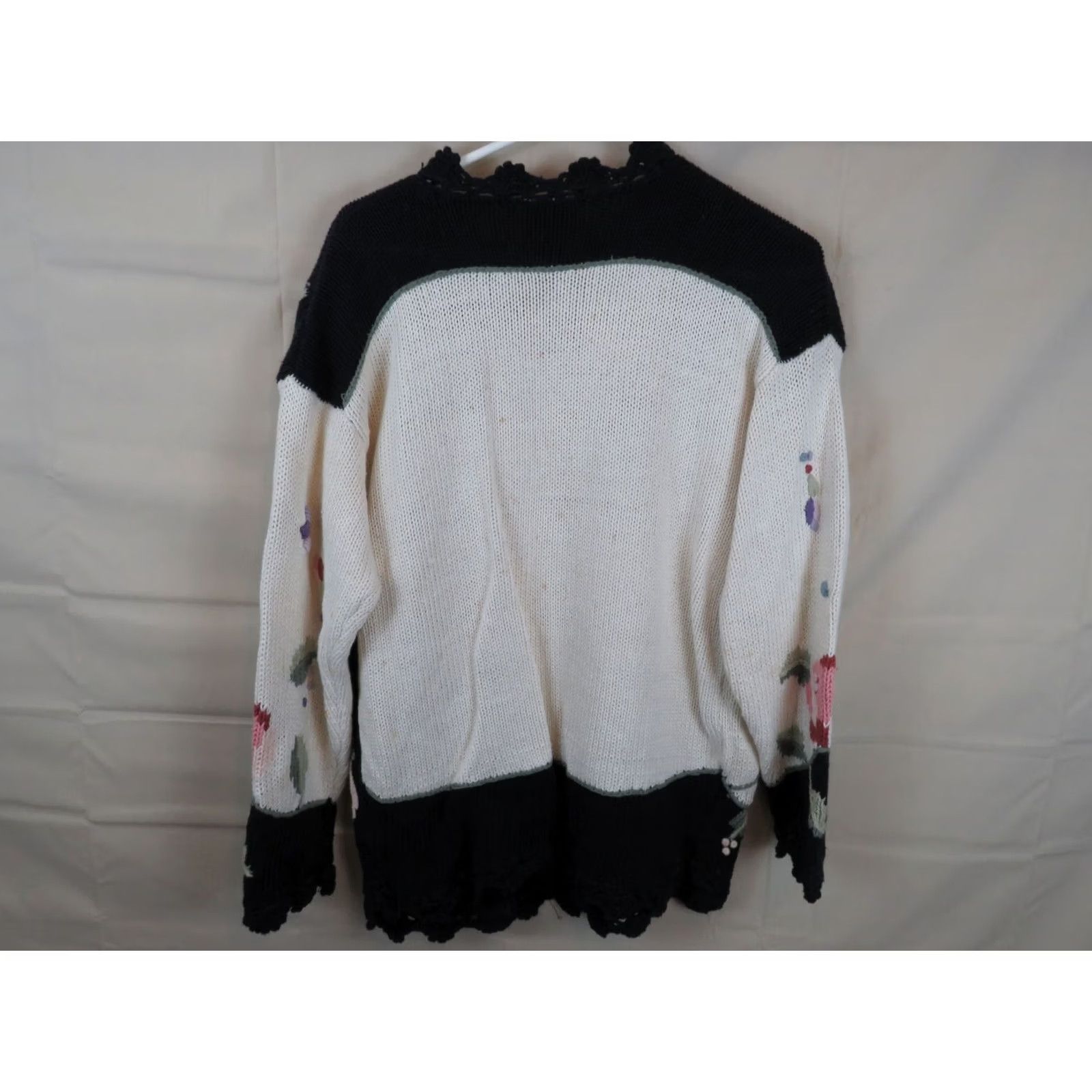 Vintage VINTAGE Tarazzia Sweater Womens M Medium Knit Retro Design Hobo Hip Hop Stain VTG Size M / US 6-8 / IT 42-44 - 6 Thumbnail