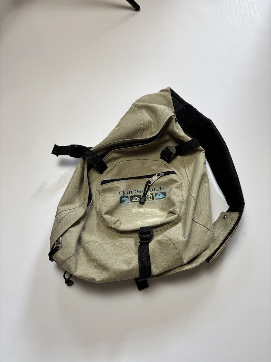 Quiksilver Vintage Sling Bag 90's Y2K Surf ONeill in Green, Men's