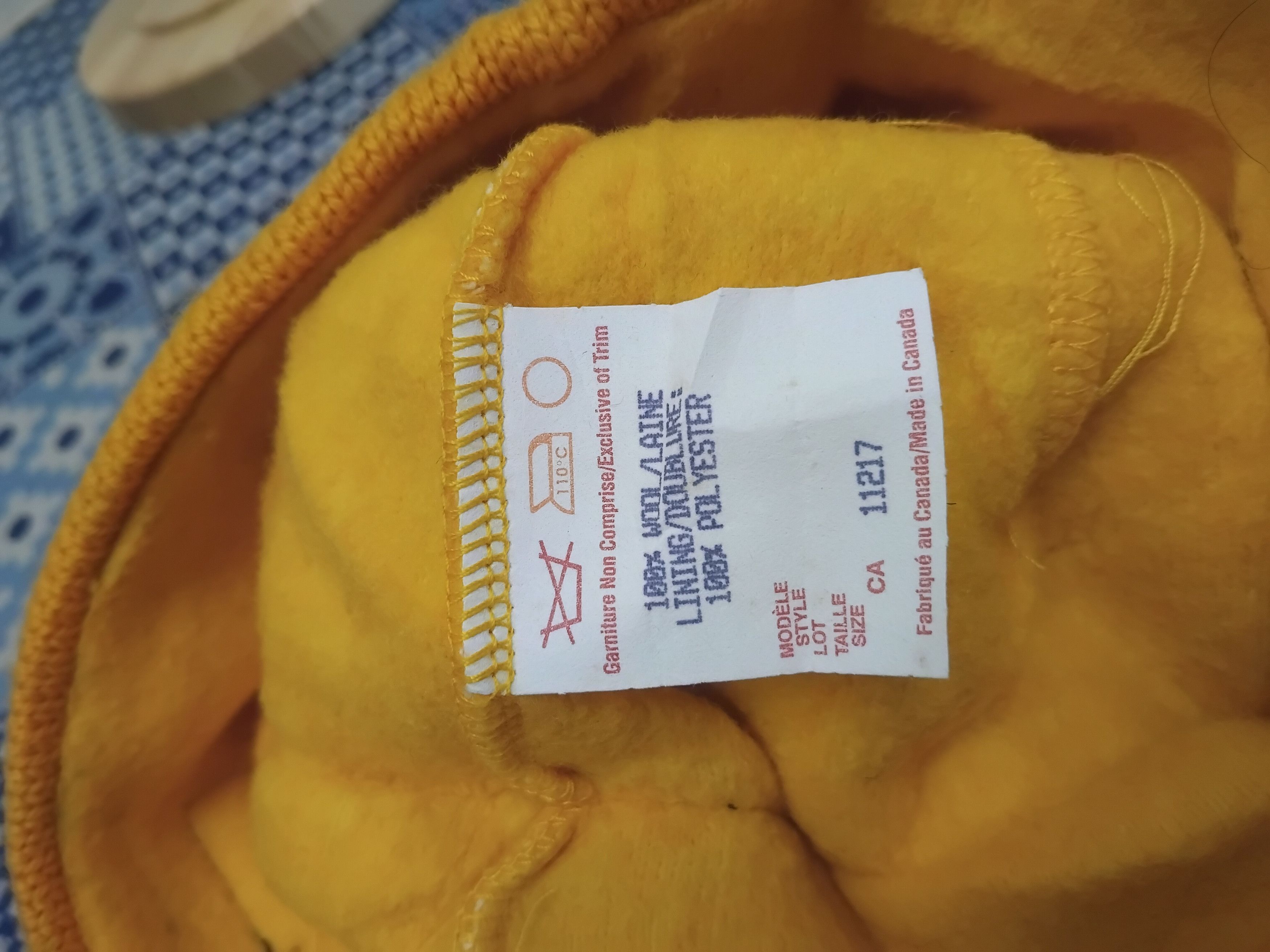 Japanese Brand 💥Verbier yellow colour Beanie Size ONE SIZE - 2 Thumbnail