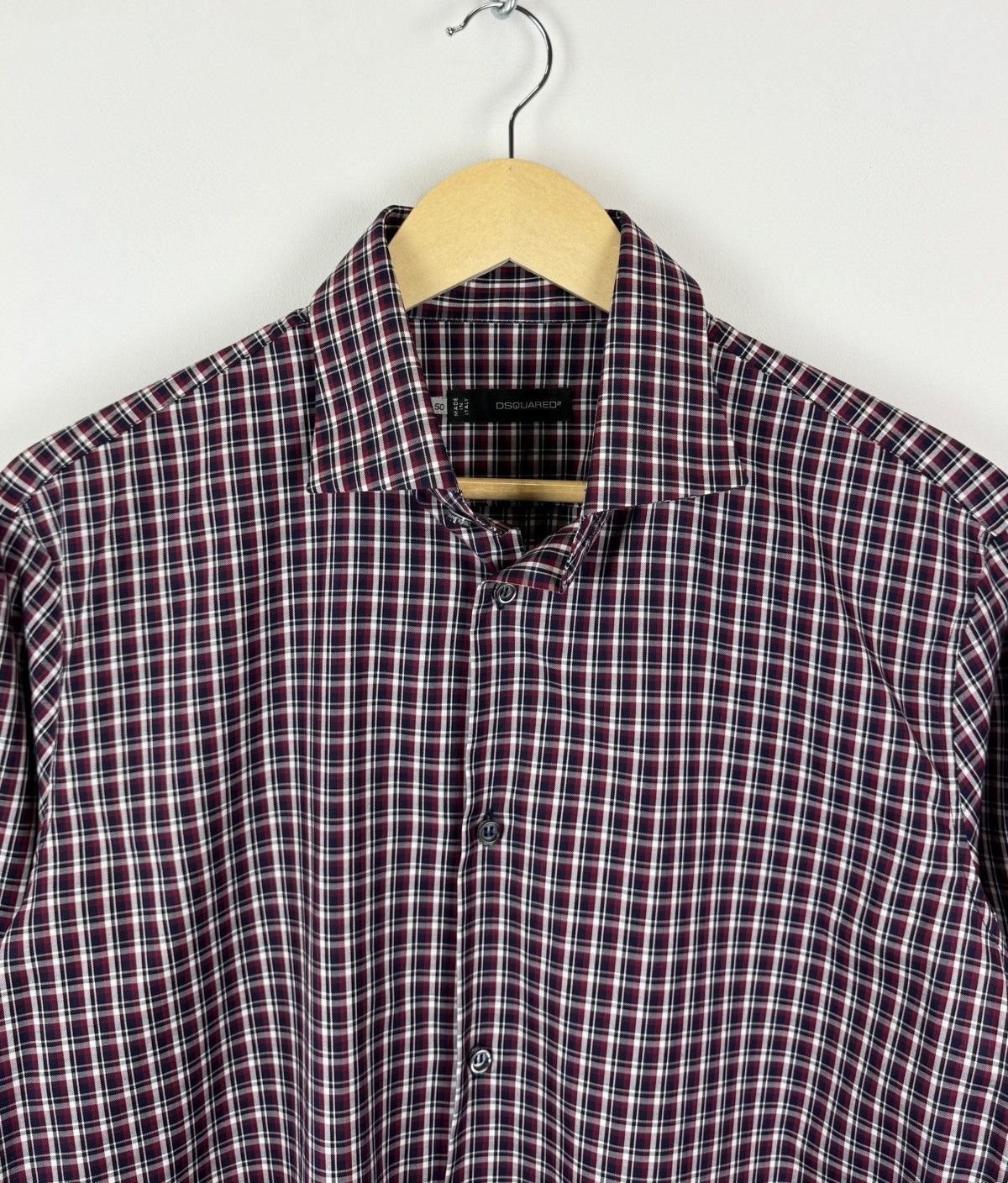 Dsquared2 Dsquared2 Buttons-Up Check Shirt Long Sleeve Made in Italy Size US L / EU 52-54 / 3 - 2 Thumbnail