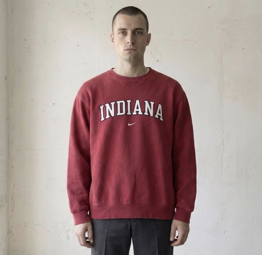 Nike 💥FINAL DROP💥 Nike Team Center Swoosh Indiana University 90s Size US M / EU 48-50 / 2 - 1 Thumbnail